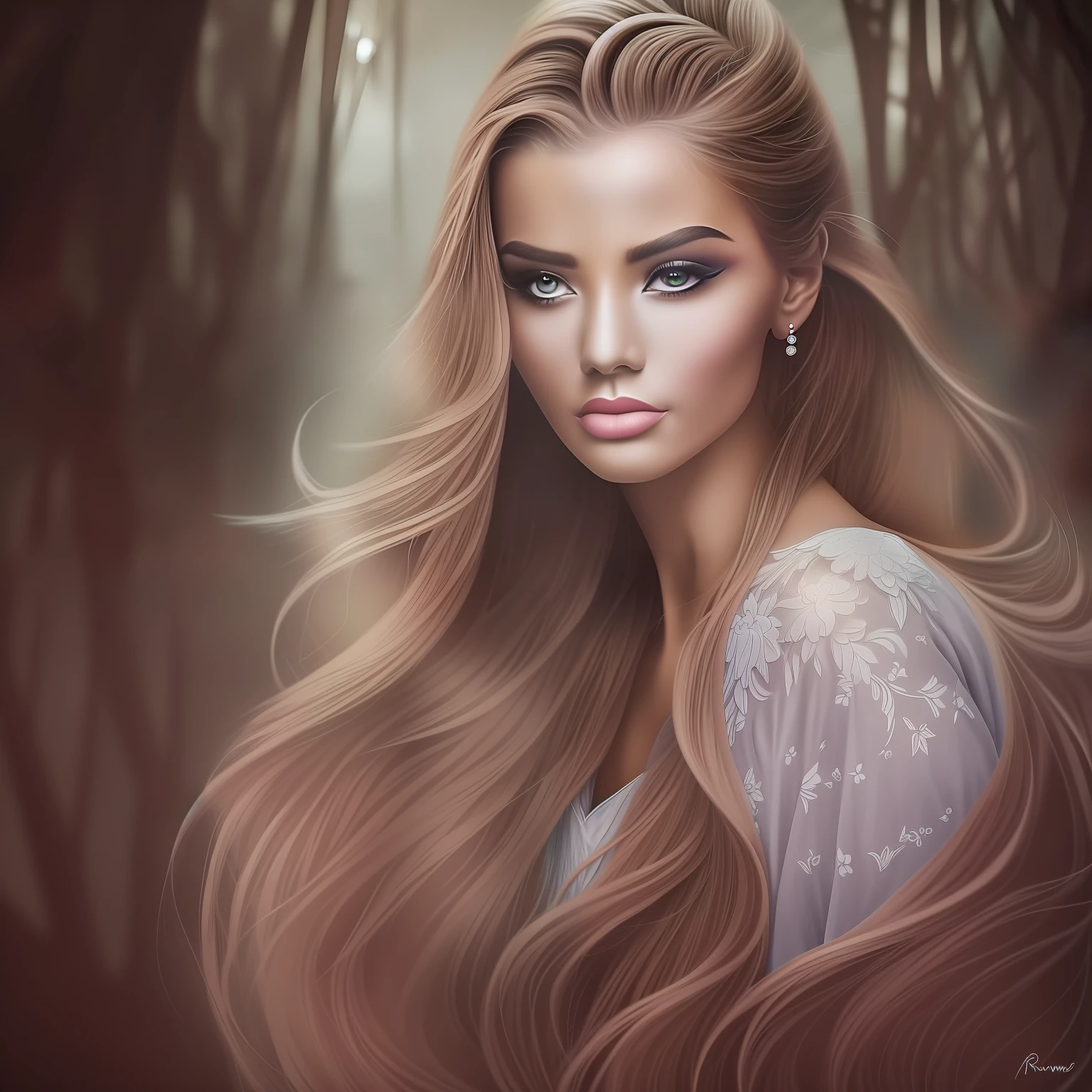 Impresionante pintura digital, Hermosa obra de arte digital, Magnificent digital art, Arte digital realista 4K, Arte digital realista 4K, Pintura digital RossDrew, RossDrawS 2. 0, Pintura digital brillante, exquisite digital illustration , mejora el rostro, y los ojos dejando perfectos