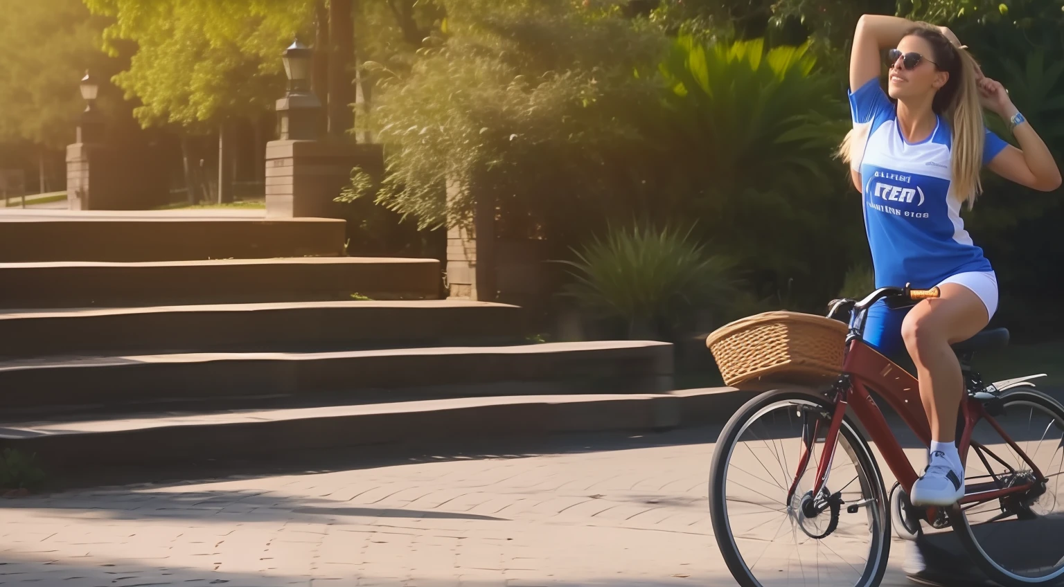 Don't draw the basket, straight handlebars
