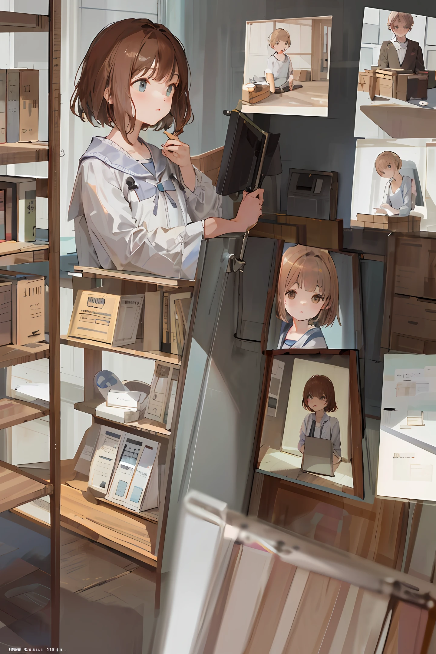 Images of a wealth growth chart and a person making investments online.