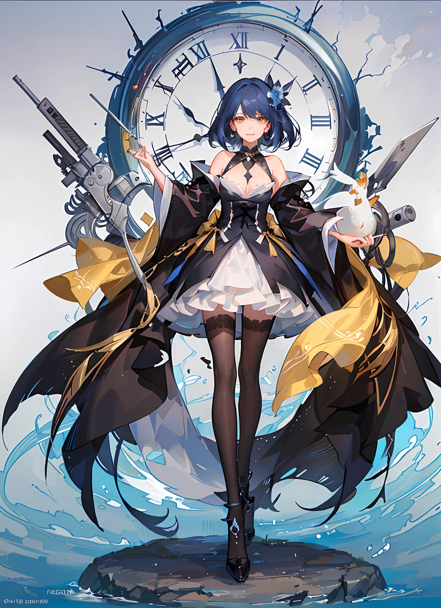 ((Girl magician)), ((Beautiful sky background with thunder)), ((ultra-detalhado)), ((best illustration)), ((cinematic lighthing)), dinamic angle, flutuante, finamente detalhado, (glitter:1.2 ), (brilho:1.2), (brilho:1.2), classic, (pintura:1.1), (sketchfab:1.1), (melhor qualidade), (obra-prima:1.2), (estilo anime), (solo), beautiful gothic face details, (cara fofa: 1.3), (olhos grandes: 1.3), cabelo vermelho, (cabelo comprido: 1.2), (cabelo flutuante: 1.2), (black magical girl outfit), roupa detalhada, (varinha cintilante: 1.3), ( magic effects:1.3), (Fluttering skirt:1.2), (botas fofas:1.1), (tecido transparente:1.1), (flicker:1.2), (brilho:1.2), (esplendor:1.2), (flicker:1.2) , (deslumbrar:1.2)