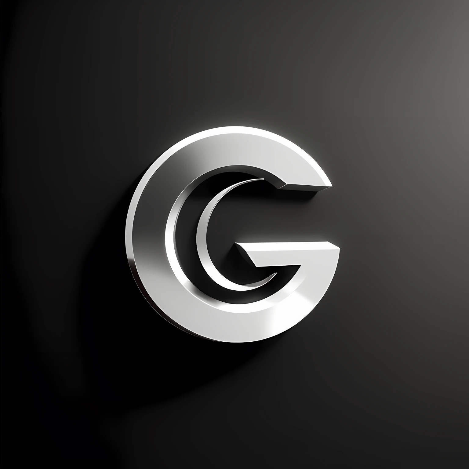 Un primer plano de un logotipo G blanco sobre un fondo negro, Artista CG, Logotipo 3D, g cgsociety, Renderizado CG, renderizado CG 3D suave, Volumetric rays, rating:g, CGSOCIERY, CGSotstudio, Renderizado CGI, Renderizado CGI, Tendencia en Behance HD, CG Animation, En estilo de renderizado 3D, CGartistas