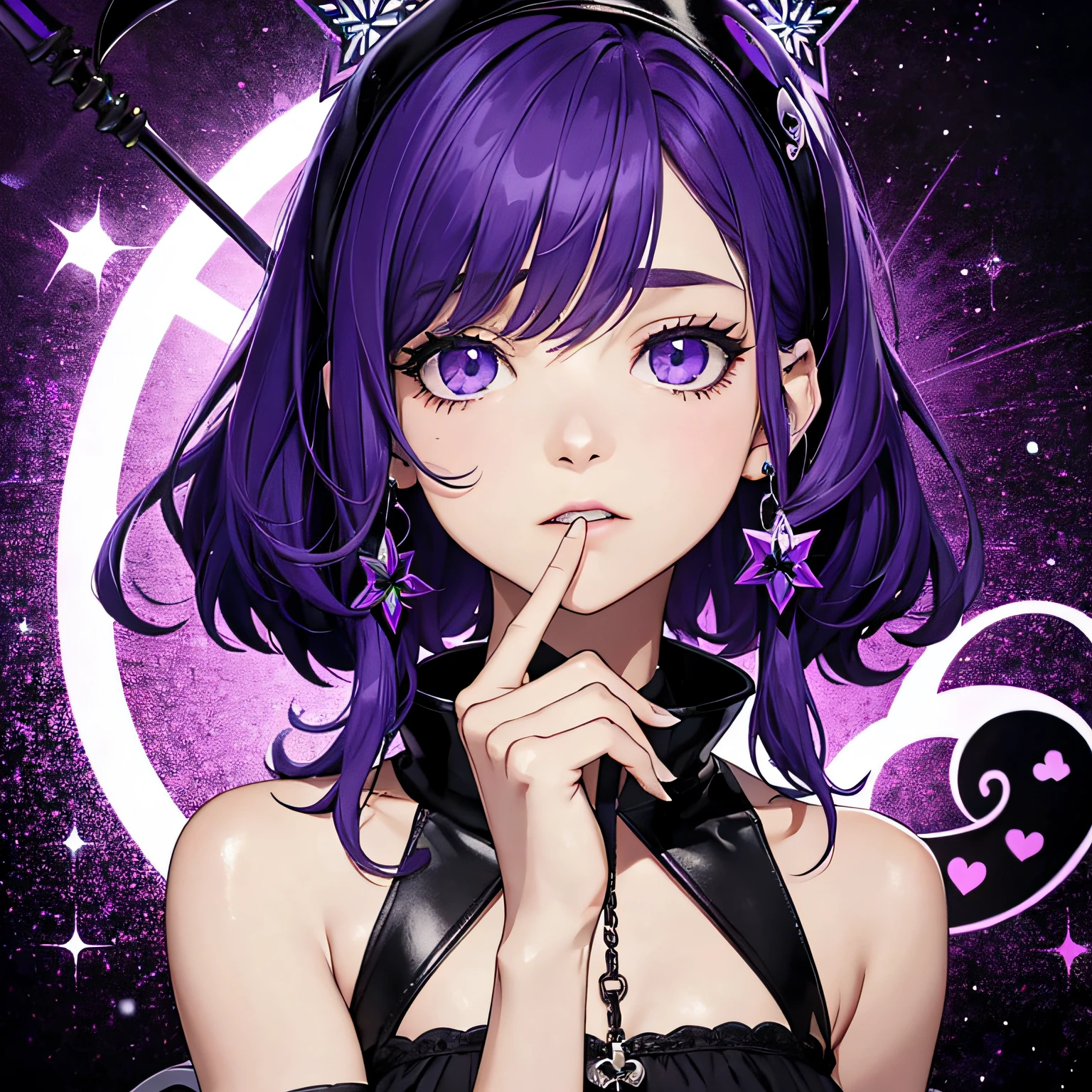 uma frase escrita violet disturbia, com varios raios e neons saindo das letras, letras escritas violet disturbia com uma letra inovadora, frase violet disturbia --auto
