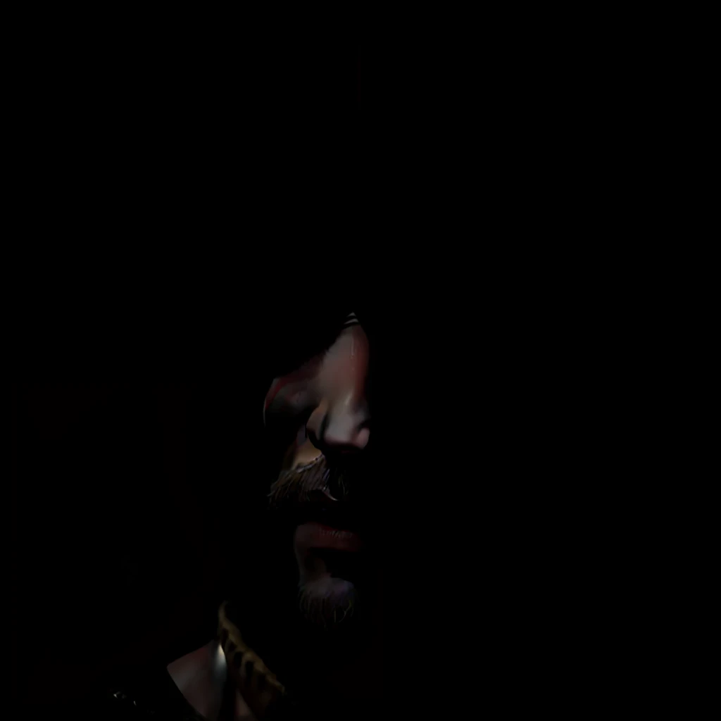 Character kratos old and wise ultra quality face