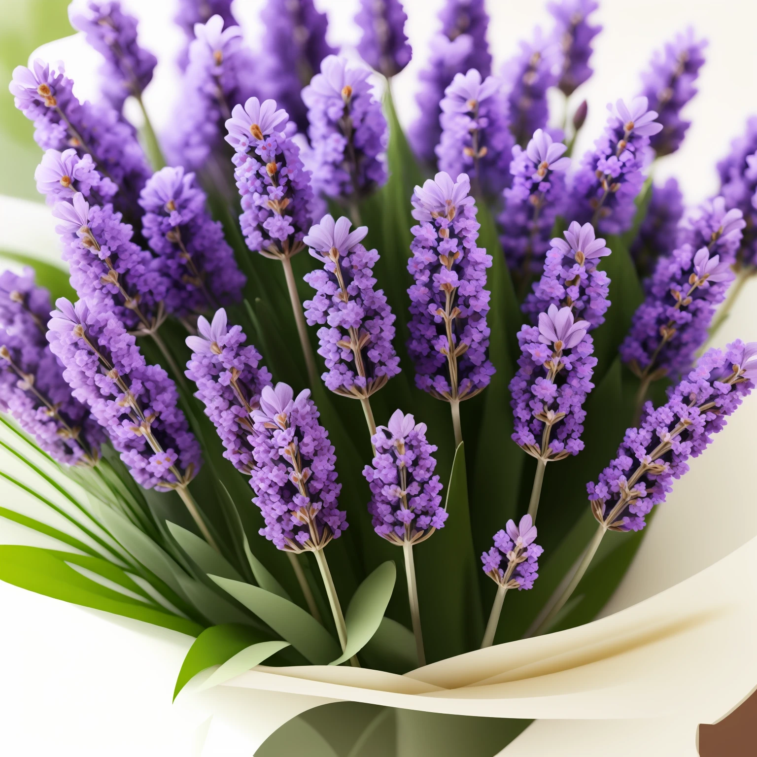 lavender flowers in a bouquet
