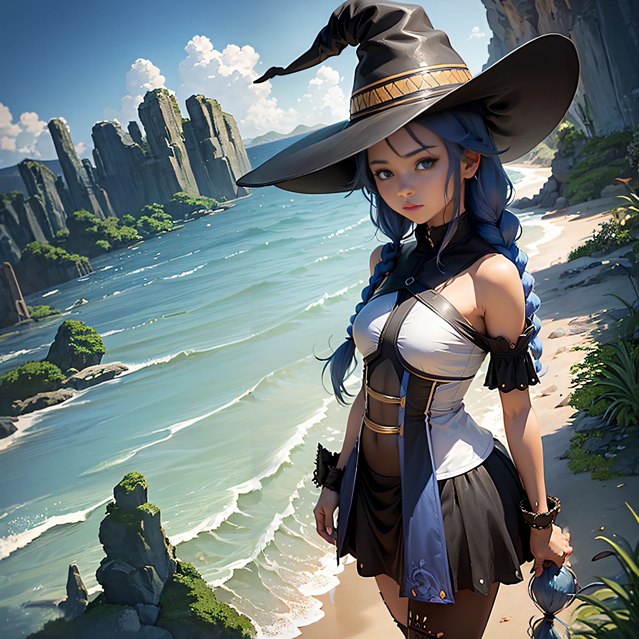 (((masterpiece))), best quality, ultra-detailed, extremely detailed CG unity 8k wallpaper, best illustration, an extremely delicate and beautiful, floating, high resolution, dynamic angle, dynamic pose, (1girl), blue eyes, (multicolored_hair+silver hair:1.3+red hair:1.2+purple hair+yellow hair:1.3+green hair:1.3), white wuxia clothes, neck ribbon, beautiful face, too many drops of water, cloud, twilight, wide shot, watercolor)

(Prompt2: (extremely detailed CG unity 8k wallpaper, masterpiece, best quality, ultra-detailed), (best illumination, best shadow, an extremely delicate and beautiful), floating, forest, depth of field, blue splashing, glorious, petals, wind, leaves, grasslands, Volumetric light)

(Prompt3: (extremely detailed CG unity 8k wallpaper, masterpiece, best quality, ultra-detailed), (best illumination, best shadow, an extremely delicate and beautiful), floating, high saturation, [ : (colorful forest, depth of field, (many flying drops of water:1.2), petals, toys around, wind, leaves, grasslands, Volumetric light):0.4])