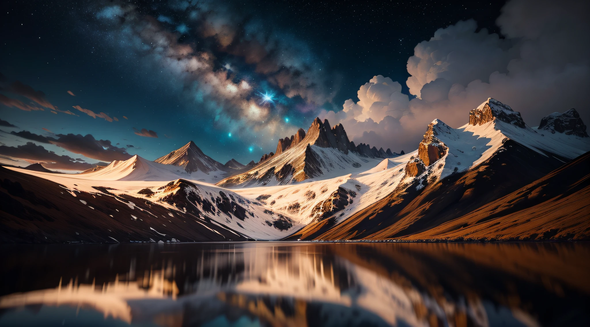 noite estrelada, luz ambiente, natureza, natural, islandia, natureza, ultra detalhes, realista, realismo