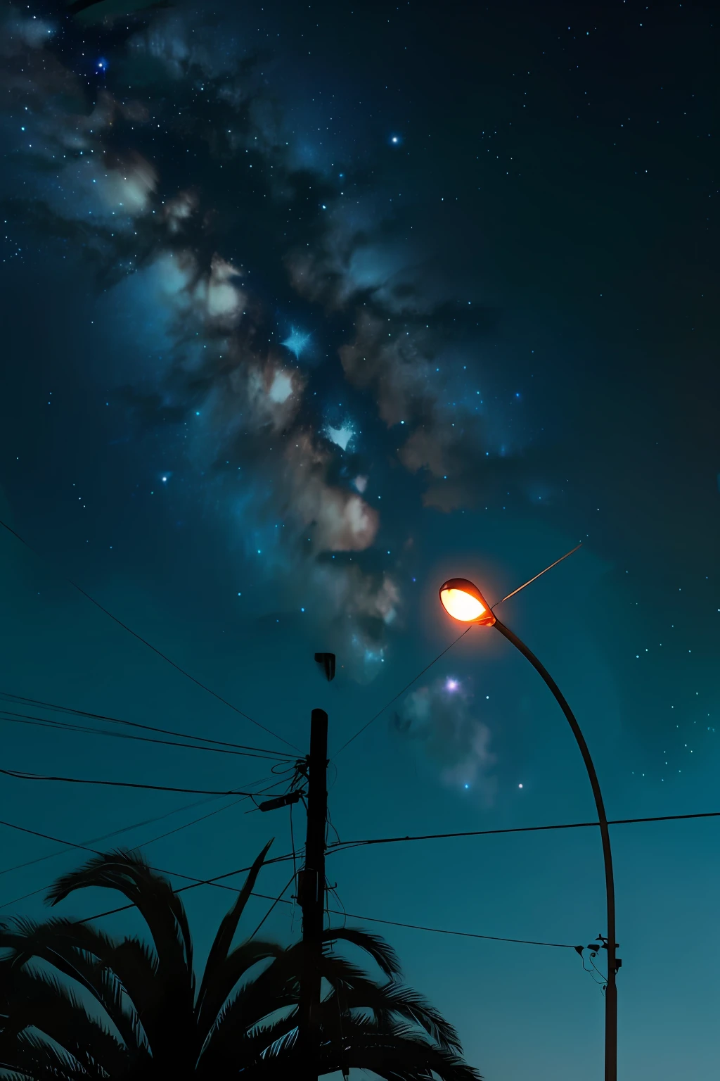 Milky Way、Starry sky、Falling Stars、