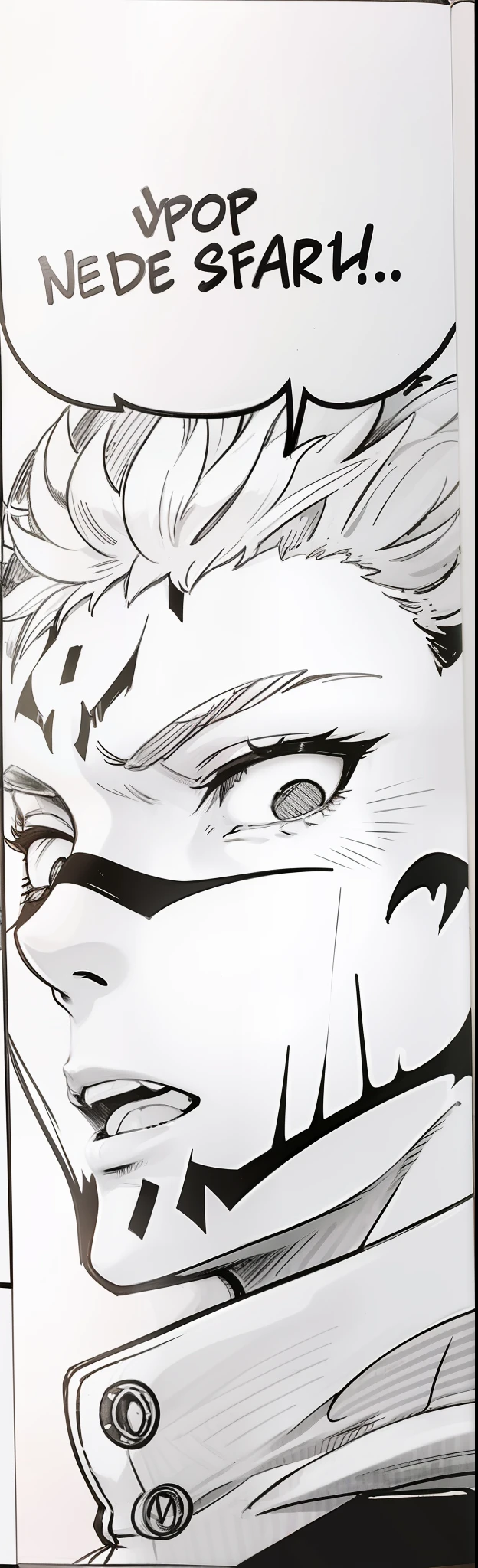 Sukuna jujutsu Kaisen manga estilo