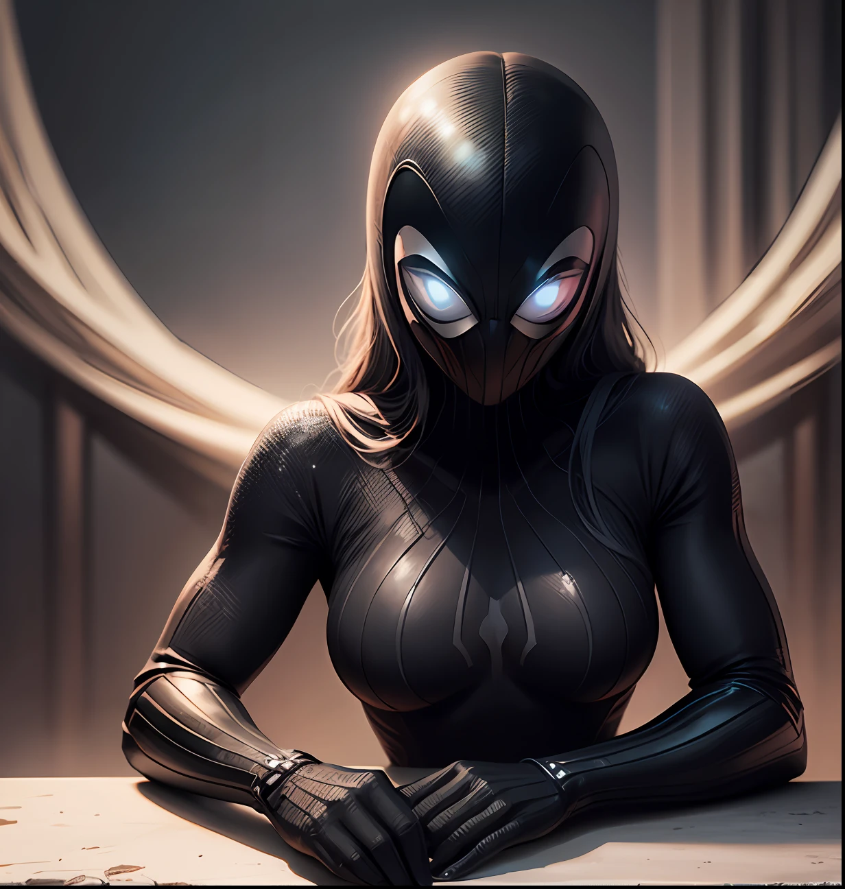 Symbiote na cor branca e vermelha --auto
