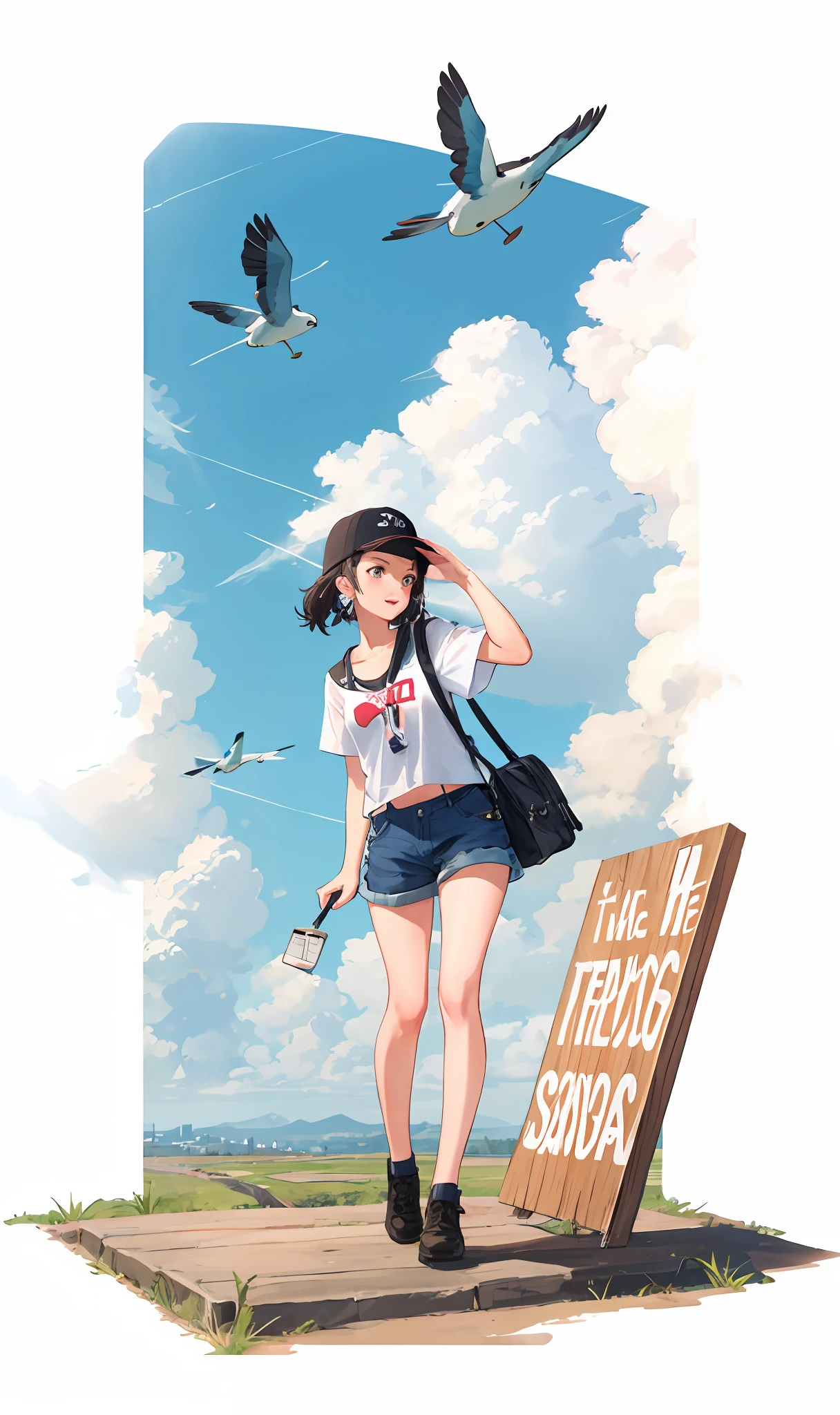 Fly in the sky