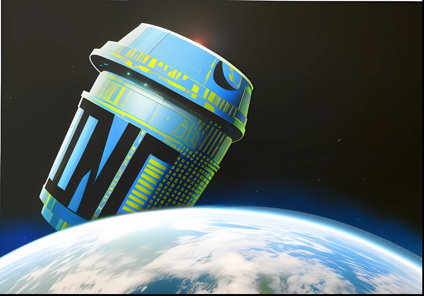 Outside the Earth's atmosphere，Cinematic graphics
