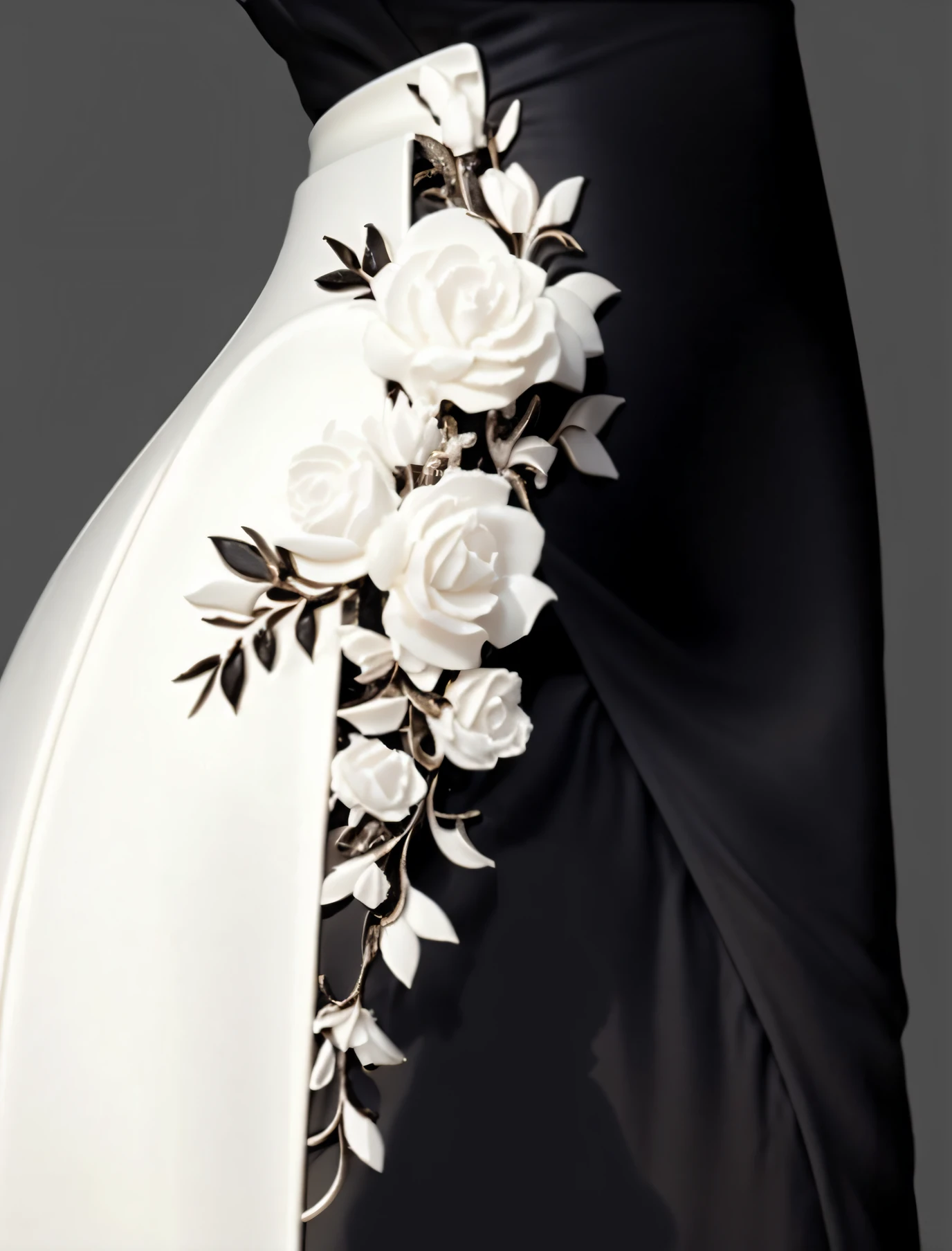 Carved three-dimensional white flowers，delicated，high qulity，plausible，blossoms，Light and shadow relationship，ultra-detailliert
