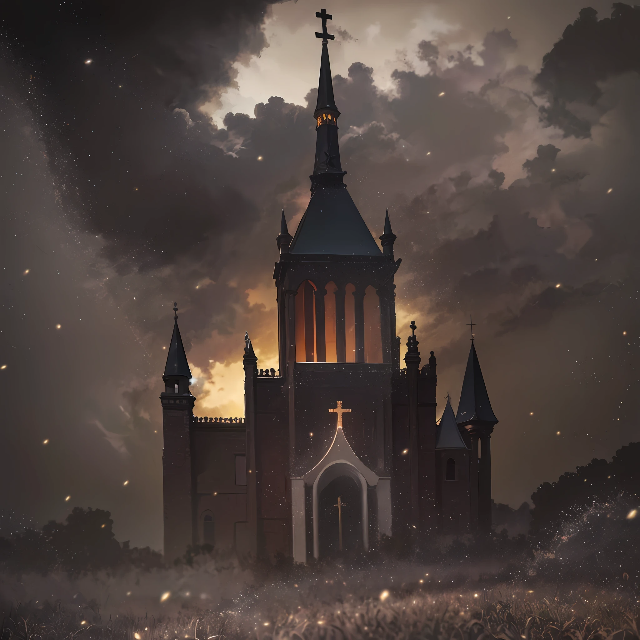 Catholic church ⛪⛪⛪⛪⛪ Surrounded by darkness and gloom
