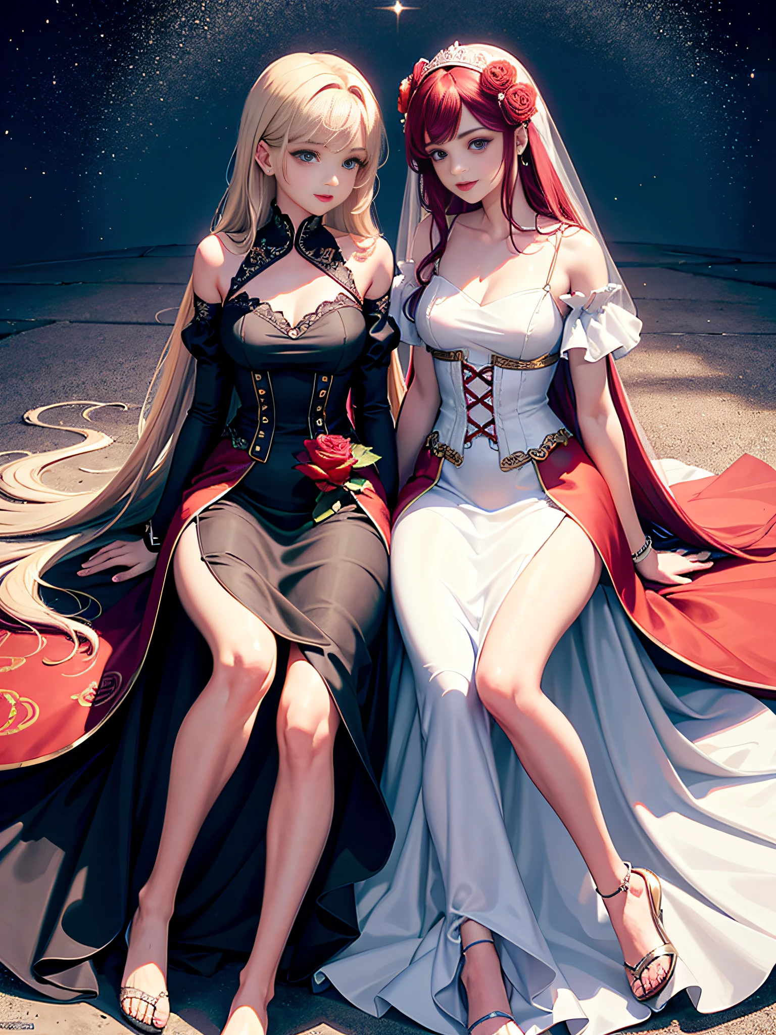 ((masterpiece)), (top-quality), (detaileds),4K resolution. 1girl in,1girl in,1girl in,1girl in,1girl in,foco nítido、a blond,Princess Cut,odd eye,Older sister,diet,long,Red Rosa,tiarra,Black Dress,curlyhair,small tit,small tits,Cool,Rose Dress,embroideries,oriental,A sexy,Sareme,milkyway、small nose,narrow nose and small nose,,,,,,High small nose,small nostrils,see -through,Full body like,oblique,1girl in,Golden hair color,Light hair color,Beige hair color,Rosa,Red Rose,Rosa,Red Rose,Rose Dress,weddingdress,Arm Cover,Adults,adult lady,veils,Kamimei,Red Rose,Rosa,Rosa,Rosa,Rosa,Rosa,Red Rose,Big sister,adult lady,adult lady,adult lady,,adult lady,adult lady,Adult Women Mermaid Dresses,Mermaid Dresses,corsets,corsets,corsets,corsets