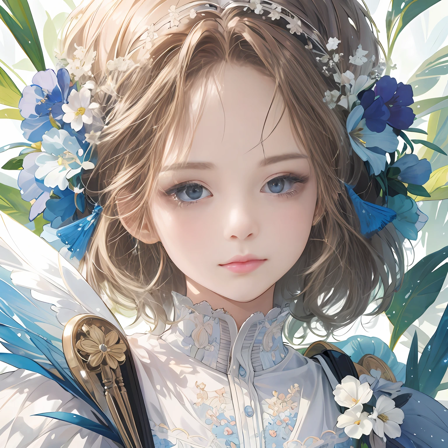(extremely delicate and beautiful:1.2), 8k ,(masterpiece:1.0),(best_quality:1.0), 1girl, complex details, enlarged textures, complex details, finely detailed eyes and detailed face, intricate details, (closed mouth), perfect eyes, equal eyes, perfect body, extremely detailed, (Child)