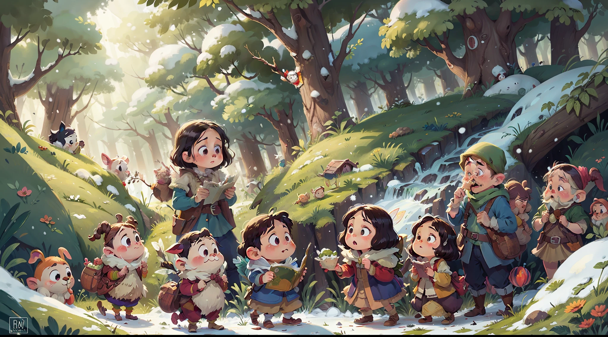 Fairy tale picture book,Snow White with the Seven Dwarfs