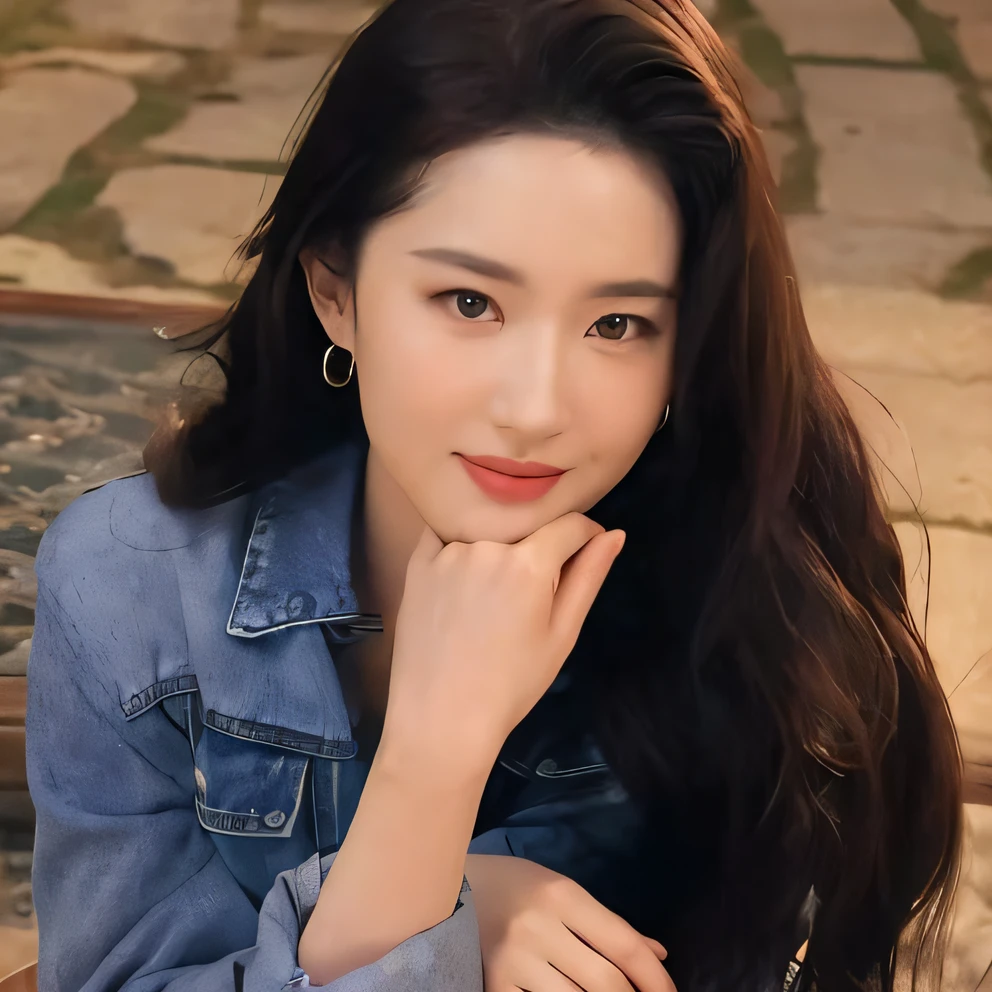 Surrealist portraits of women by David Hockney and Alphonse Mucha,Chinese female celebrity,Liu Yifei,Crystal Liu,Fantasyart,photographrealistic,动态照明,artstation,poster for,Volumetriclighting,Very detailed faces,4 k,Award-Awarded。