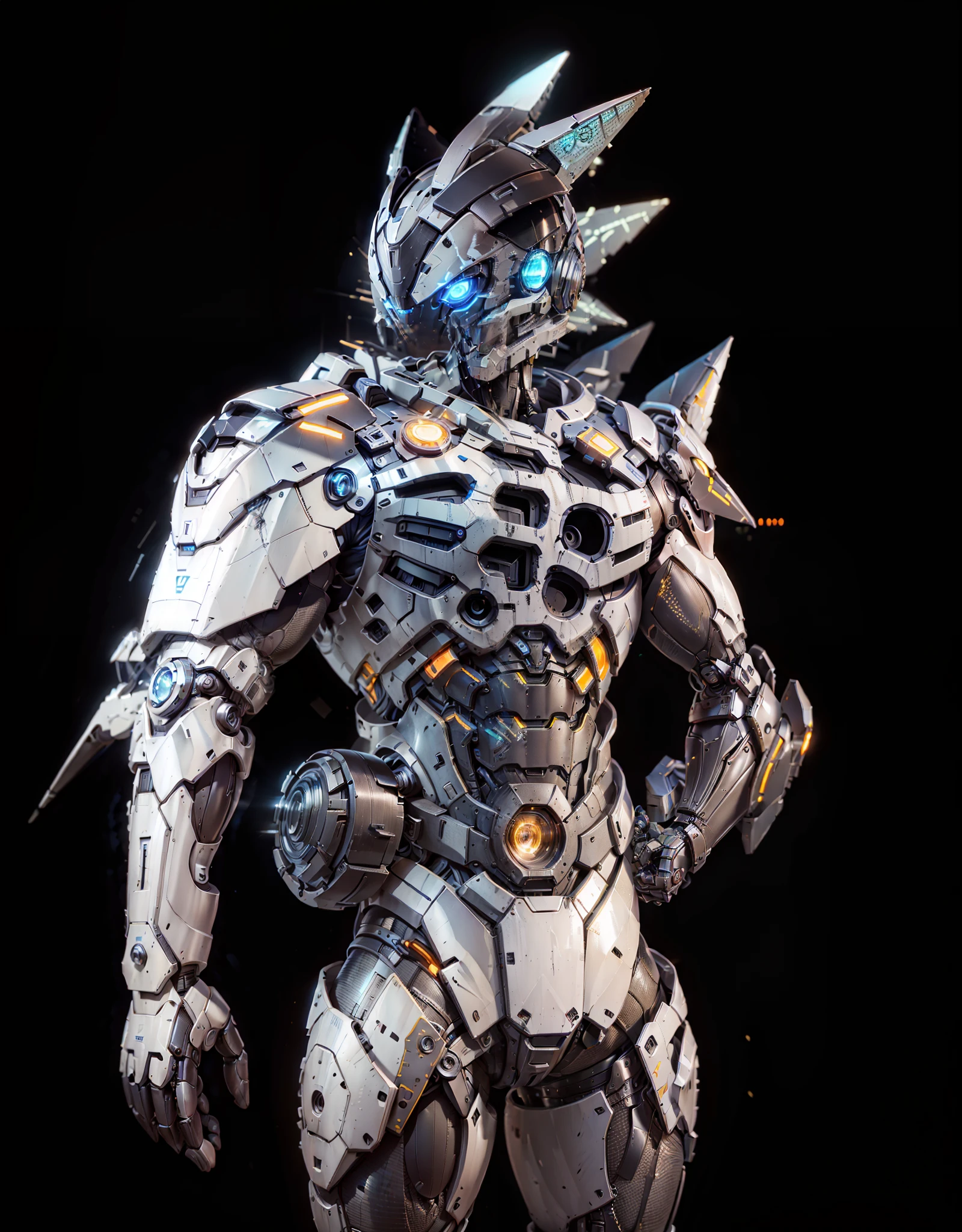 Realiy,photorealestic,Machinary,mechs,Technologie,musculous,glowing light eyes,Burly body,style of photography,Real scenery(Metallic texture 1.8)(Excess detail 2)(High resolution1.6)(4K clarity1.9)(Carbon fiber 1.5)(Metal reflection 1.5),Neon lights
