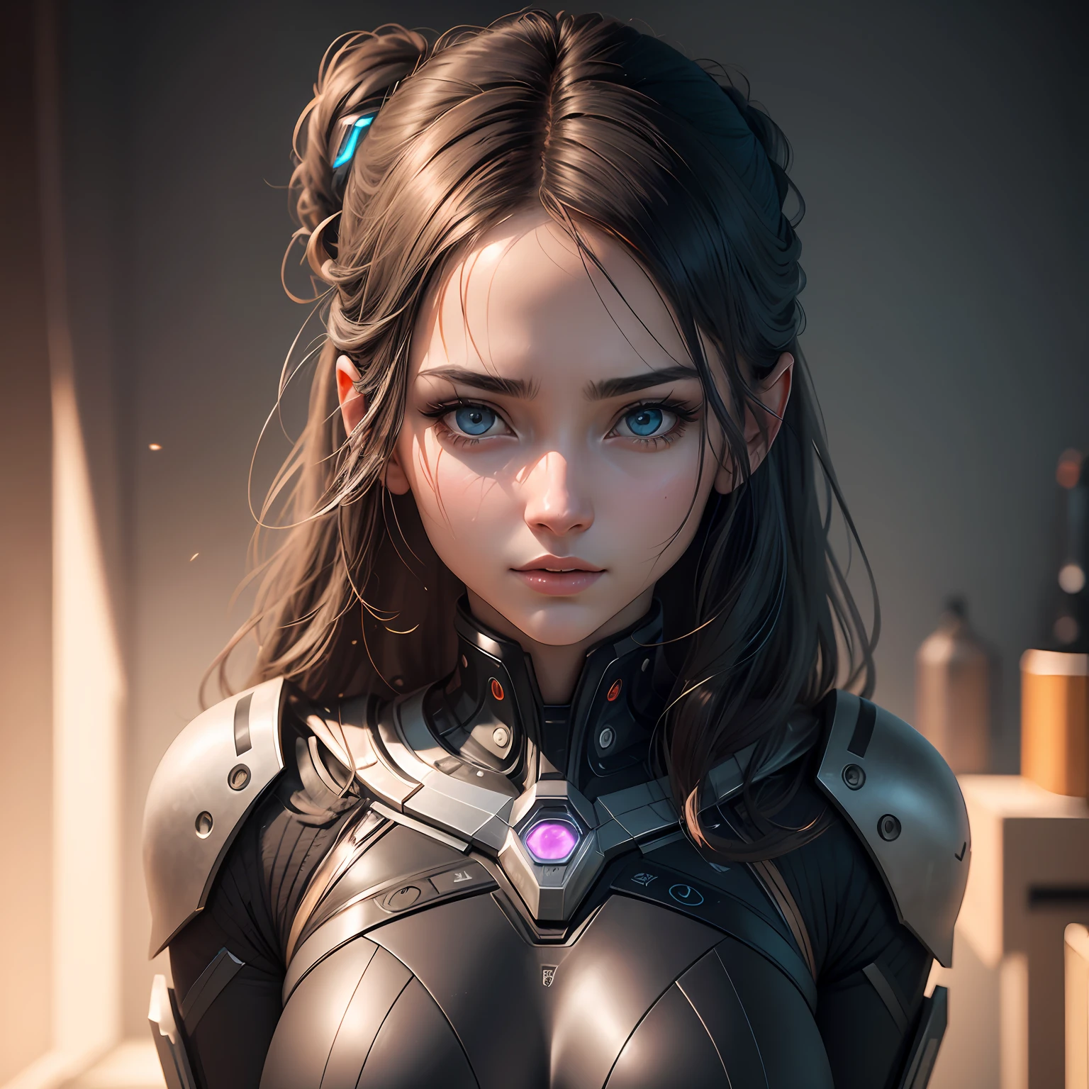 Cinematic, hyper-detailed, and insanely detailed, this artwork captures the essence of the girl with breathtaking beauty. The color grading is beautifully done, enhancing the overall cinematic feel. Unreal Engine brings her to life, making her appearance even more mesmerizing.
With the use of depth of field (DOF), every detail is focused and accentuated, drawing attention to her eyes and hair. The image resolution is at its peak, utilizing super-resolution technology to ensure every pixel is perfect. Cinematic lighting enhances her aura, while anti-aliasing techniques like FXAA and TXAA keep the edges smooth and clean.
Adding realism to the robot-like body suit, RTX technology enables ray tracing, making it look as if it's actually there. Additionally, SSAO (Screen Space Ambient Occlusion) gives depth and realism to the scene, making the girl's presence even more convincing.
In the post-processing and post-production stages, tone mapping enhances the colors, creating a captivating visual experience. The integration of CGI (Computer-Generated Imagery) and VFX (Visual Effects) brings out her robotic features in a seamless manner. SFX (Sound Effects) complement the visual artistry, immersing the viewer further into this fantastic world.
The level of detail is awe-inspiring, with intricate elements meticulously crafted, making the artwork hyper maximalist and hyper-realistic. Volumetric effects add depth and dimension, and the photorealism is unparalleled.
The image is rendered in 8K resolution, ensuring super-detailed visuals. The volumetric lightning adds a touch of magic, highlighting her beauty and aura in an otherworldly way. High Dynamic Range (HDR) technology makes the colors pop, adding richness to the overall composition.
Ultimately, this artwork presents an unreal, yet stunningly real portrayal of an incredibly beautiful girl. The sharp focus ensures that every feature is crisply defined, leaving the audience captivated by her presence.
--v testp