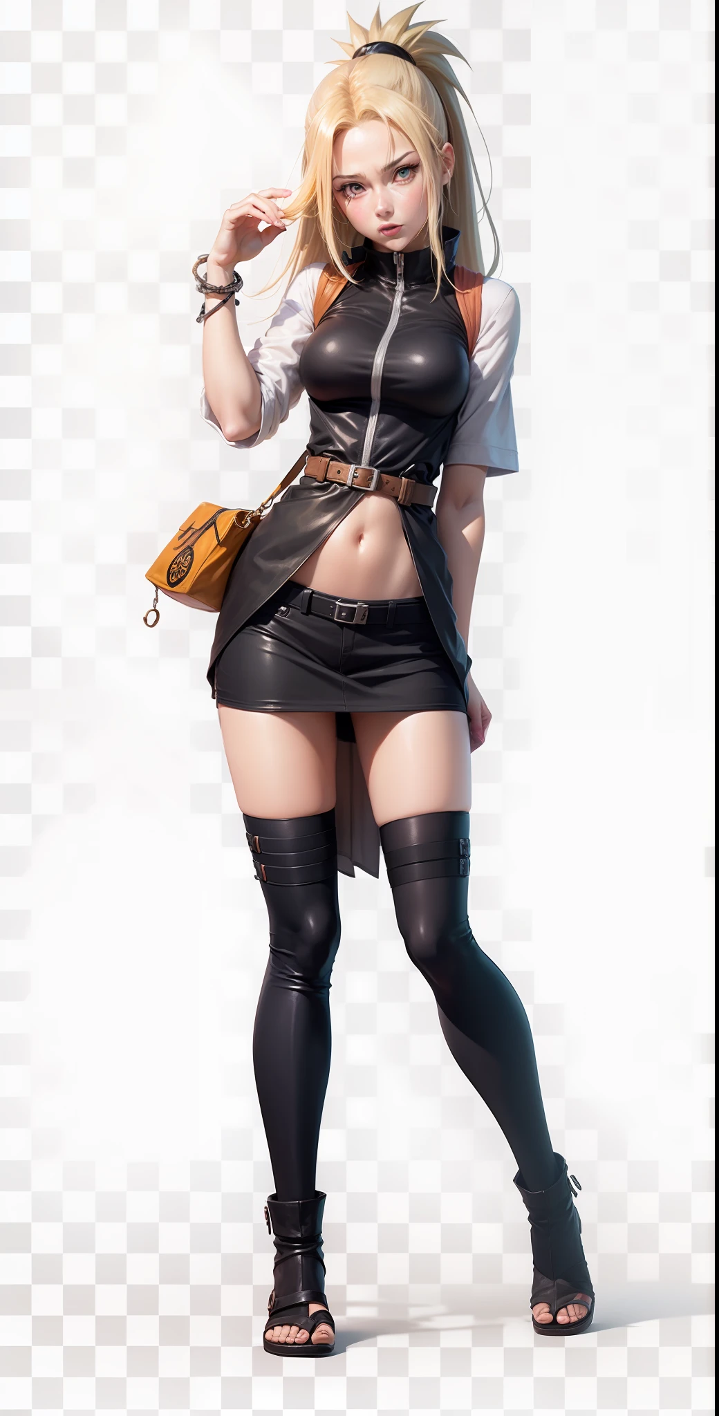 Girl anime Naruto realistis 70mm