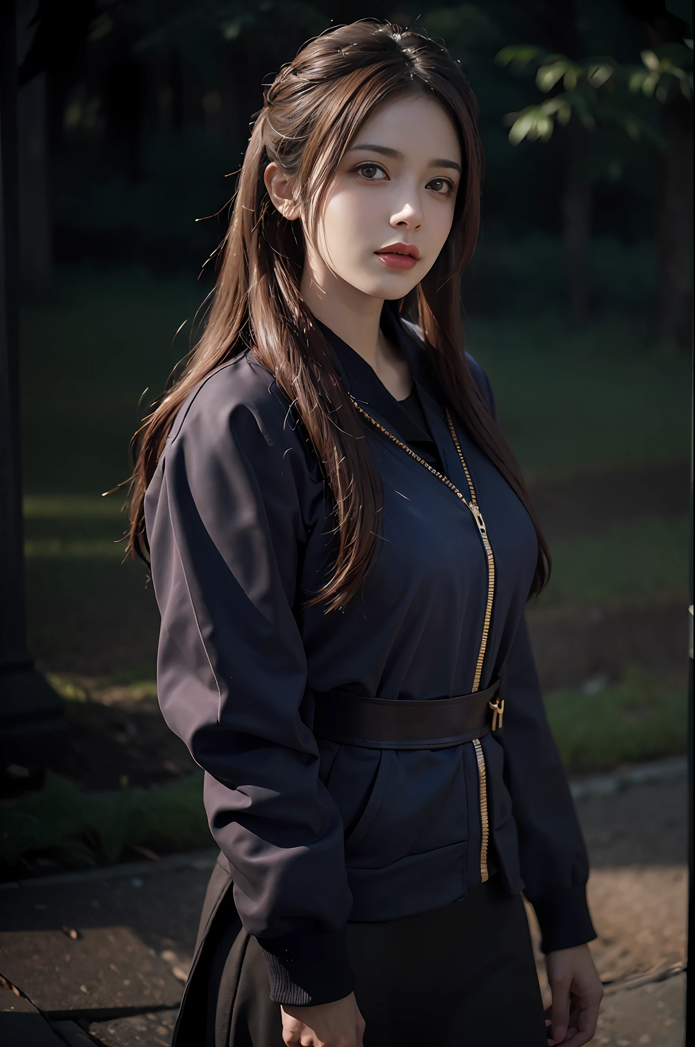 high qulity,Surrealist portraits of women,Fantasyart,photographrealistic,动态照明,Artistically,poster for,Volumetriclighting,Very detailed faces,4 k'',Award-Awarded,ln the forest,blur backgroun,1girll,heroic look,long whitr hair,whaite hair,largeaperture,softlighting,Dingdall effect