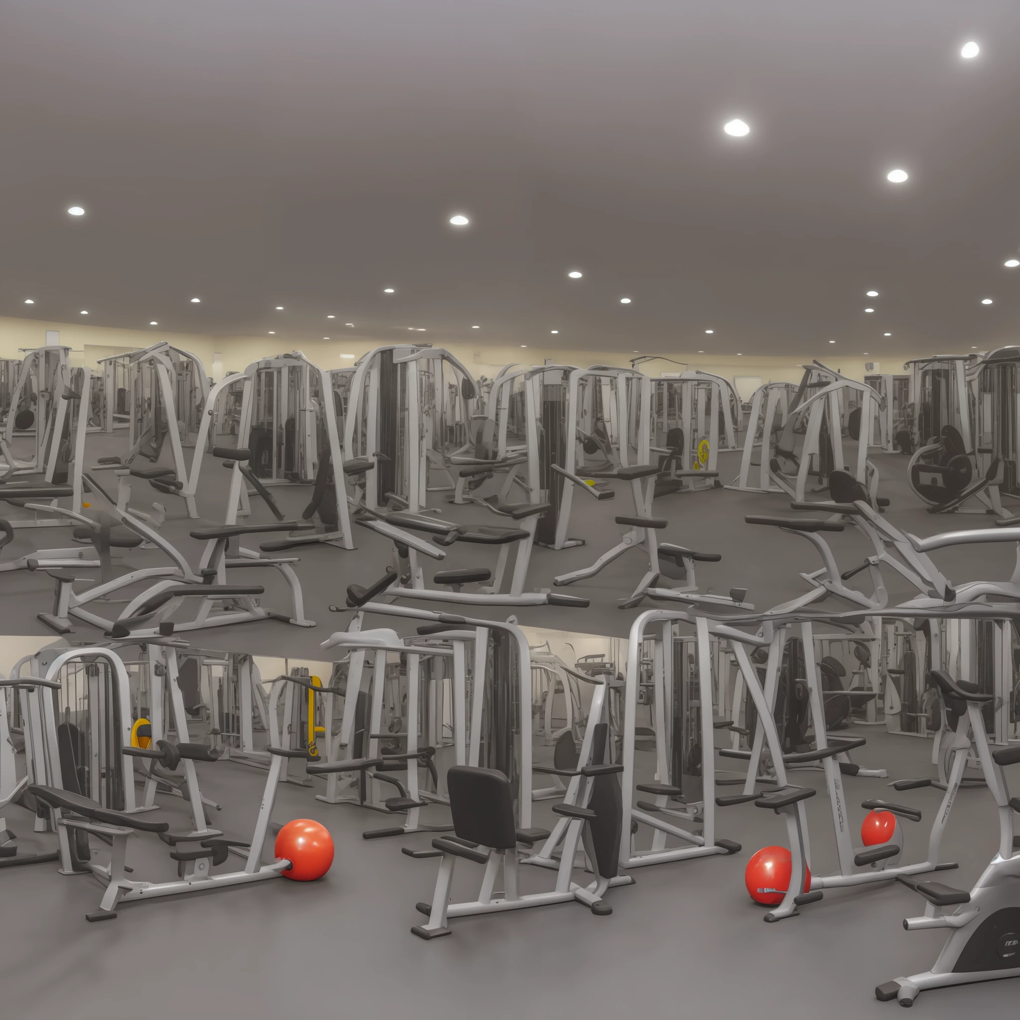 Ultra realista, super academia, marombeiros , 8k , academia, dingy gym, pesos , ferros , big shed , detalhes , suplementos , homens treinando