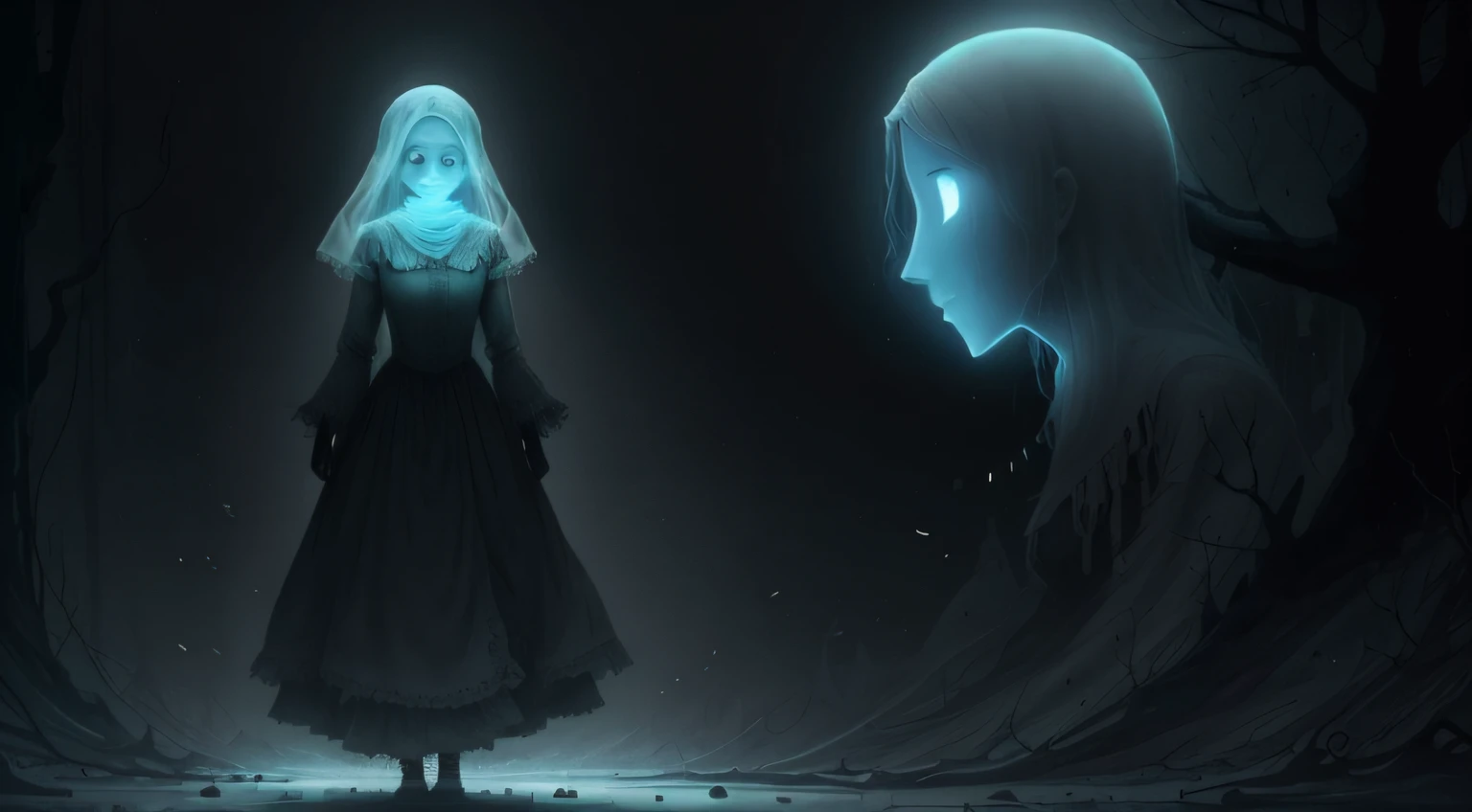 Female ghosts do not understand the complexity of the human world，The ghosts are tired