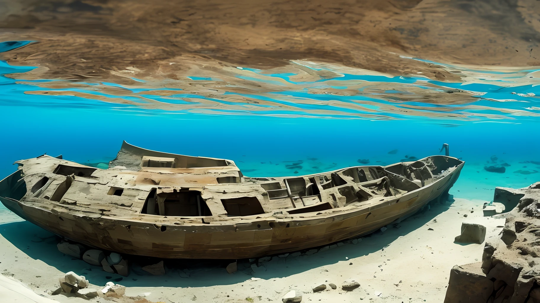 an ancient Roman shipwreck off the coast of the Greek island of Naxos. This ship is believed to date from the 1st century BC, and contains more than 5000 amphoras --auto