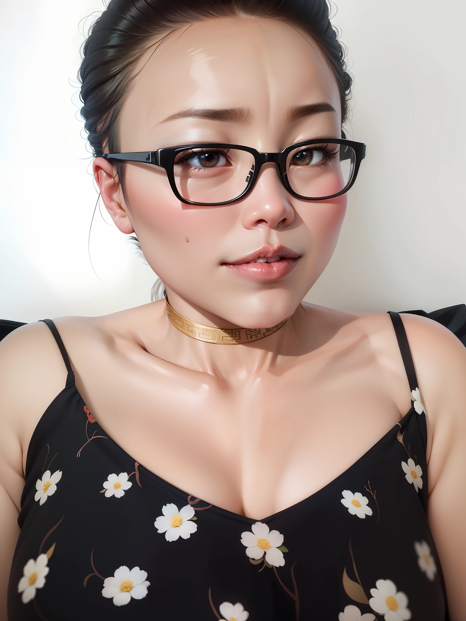 Become a long-haired Chinese woman with a good figure