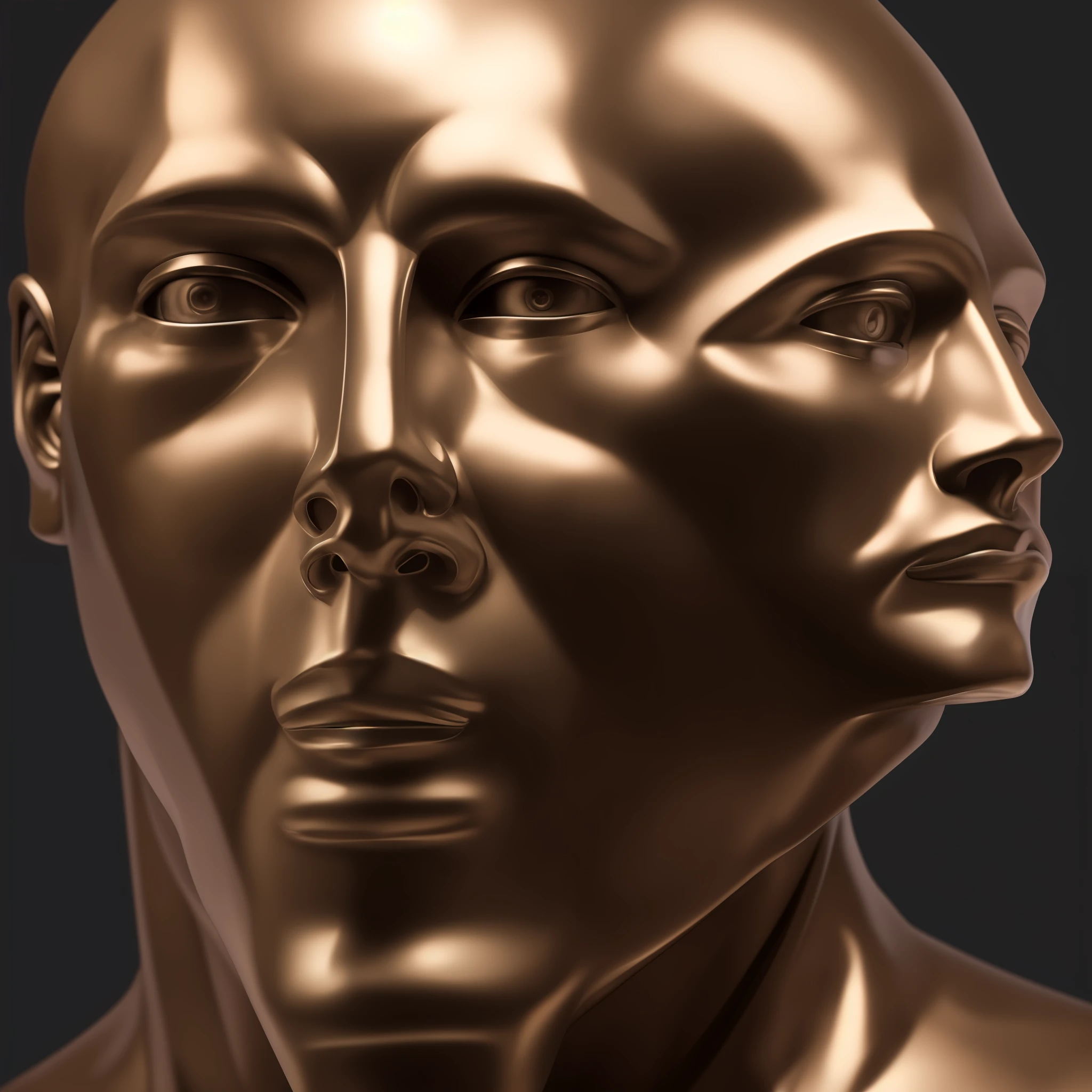 Retrato de busto, com o rosto do homem de ferro, sem o traje, Black background with low light to enhance the body, Front position, realista, with pore details and natural skin imperfections, --auto