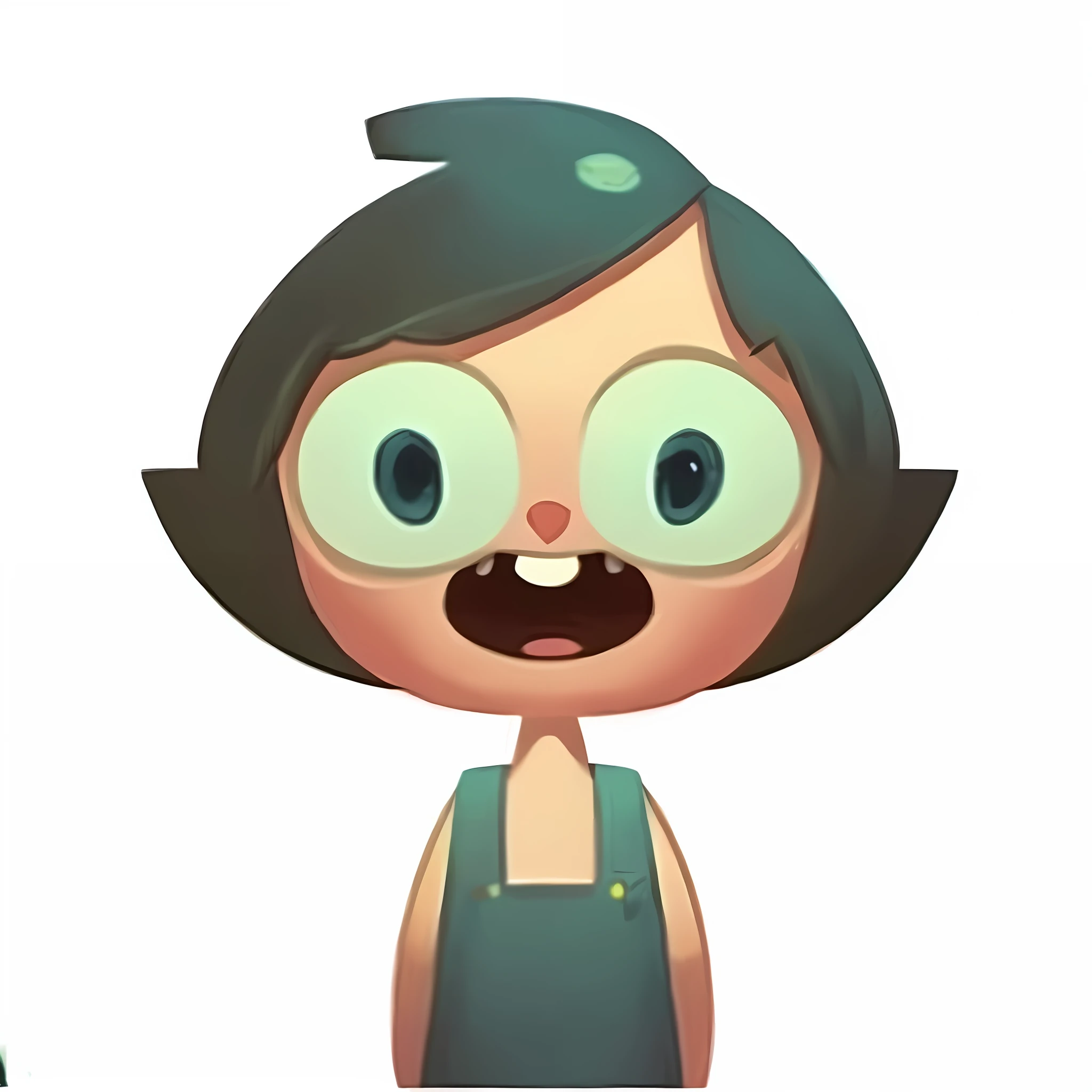 Cartoon girl with an explanation look on her face, personagem bonito dos desenhos animados, animation character, personagem bonito, bjork animado dreamworks, design de personagens animados, design de personagem muito estilizado, design de personagem bonito pixar, inspirado em Goro Fujita, muito estilizado, Loish e Goro Fujita, Directed by: Yan Hui, cartunesco bonito, design de personagem de alta qualidade --auto