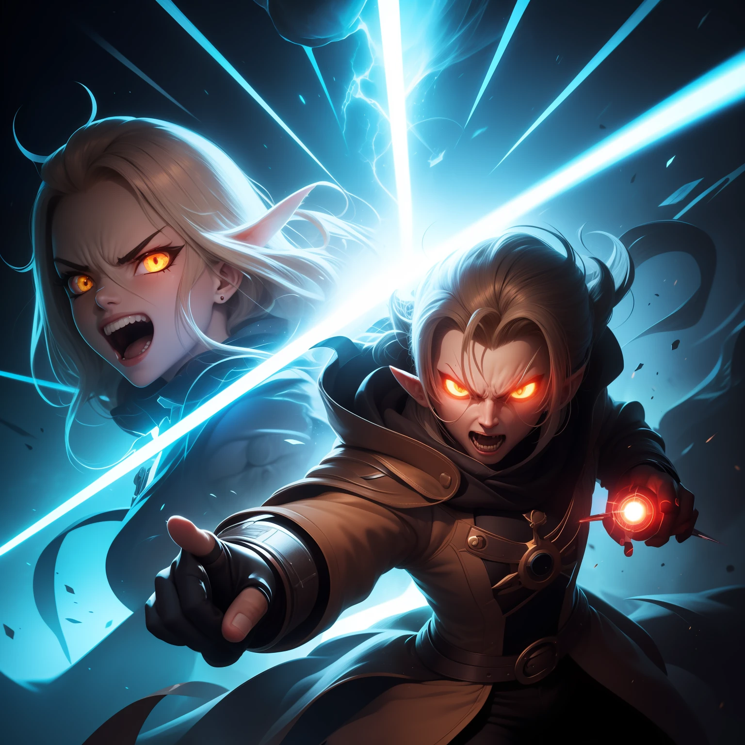 incarnation of evil with lasers