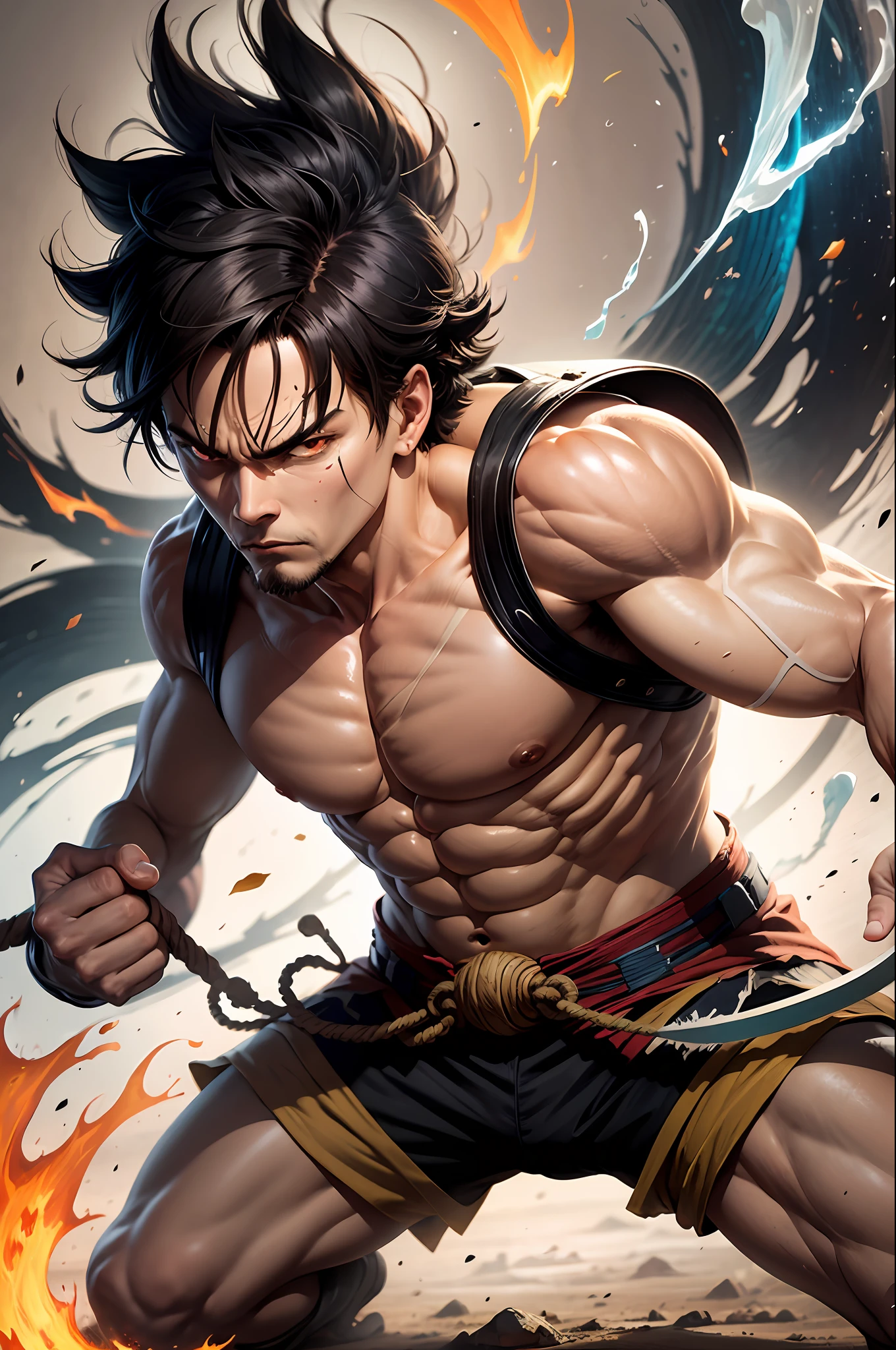Luffy gear 5 fighting kaidou in Japanese dragon form, anime, 8K --auto --s2