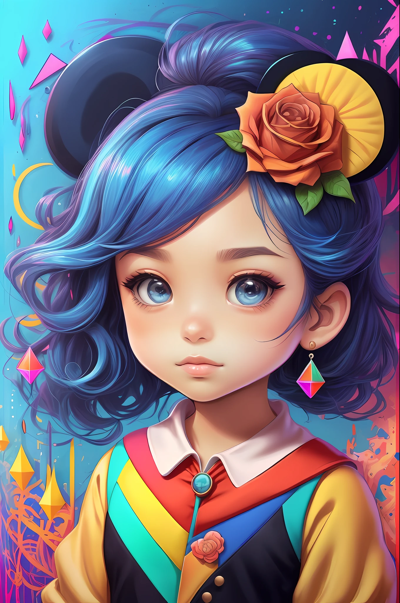 ) ((((novo personagem) ((Mikey)) - Criador: Walt Disney2023) ), ,, ( Walt Disney acolchoamento ,multidimensional geometric wall PORTRAIT, arte, Chibi,
Yang08k, lindo, Colouring,Rose
Primary works, qualidade superior, melhor qualidade, Arte Oficial, Beautiful and Aesthetic,)) ), ,, Walt Disney acolchoamento ,multidimensional geometric wall PORTRAIT, arte, Chibi,
Yang08k, lindo, (Colouring, Rosa), amarelo ,azul ,vermelho e branco)
Primary works, qualidade superior, melhor qualidade, Arte Oficial, Beautiful and Aesthetic,