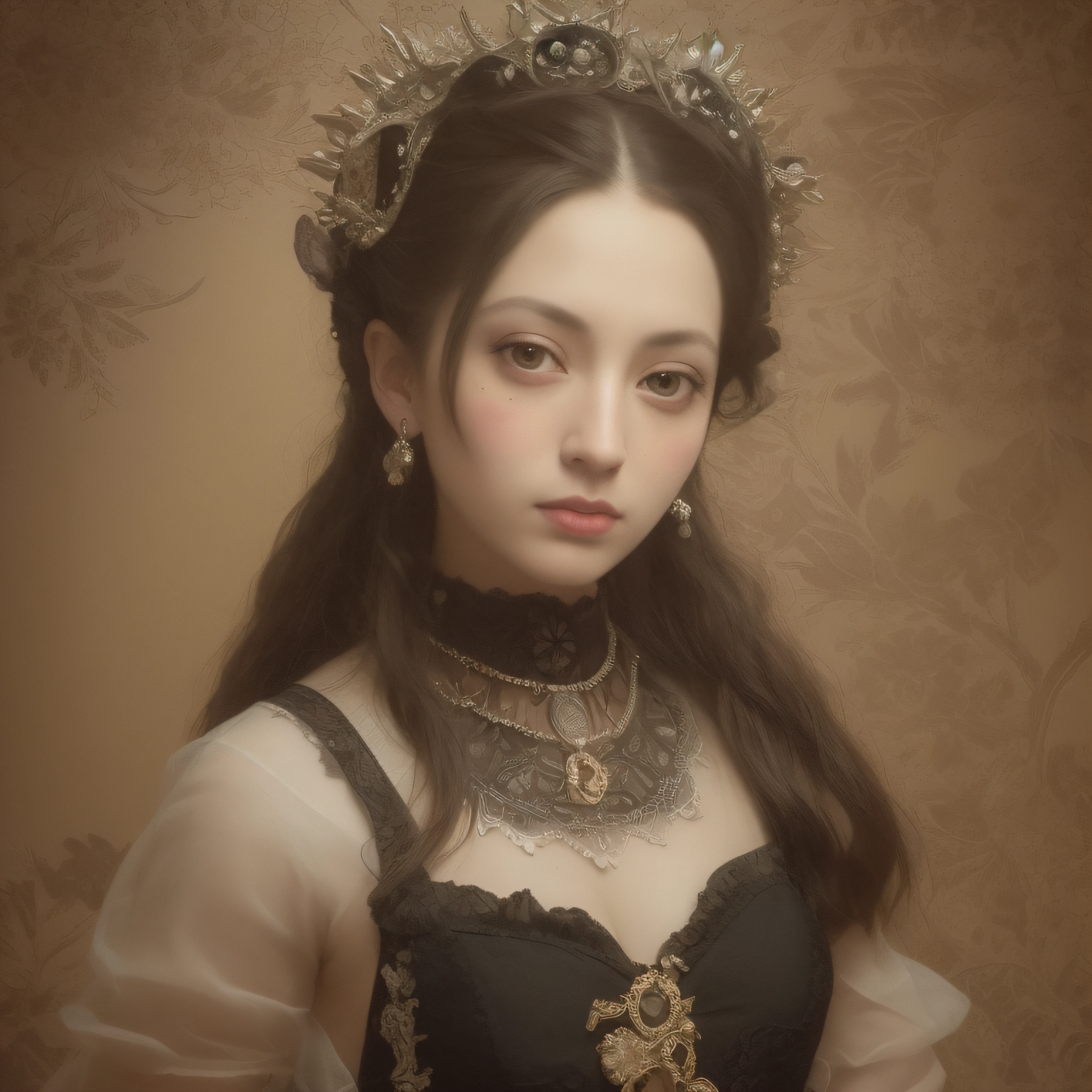 (extremadamente detallado, obra maestra, La mejor calidad), Estilo oscuro, intense illumination, rostro con arrugas, lengua larga, medusa, gelatina transparente, estrella de mar, deforme, monstruoso, un anciano con Colmillos finos, amenazante. mujer punk. Rococo composition. Luz de caravaggio