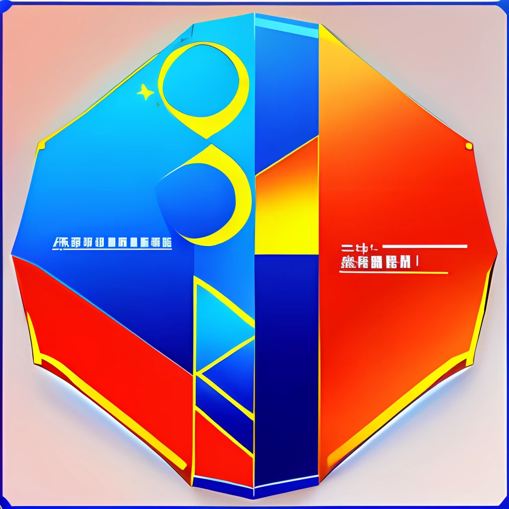 Generate a company logo,It should have the words "Star Fusion" Chinese,Take blue、yellow、Red has a dominant hue,Have a sci-fi feel,Applications in the field of education。 --auto