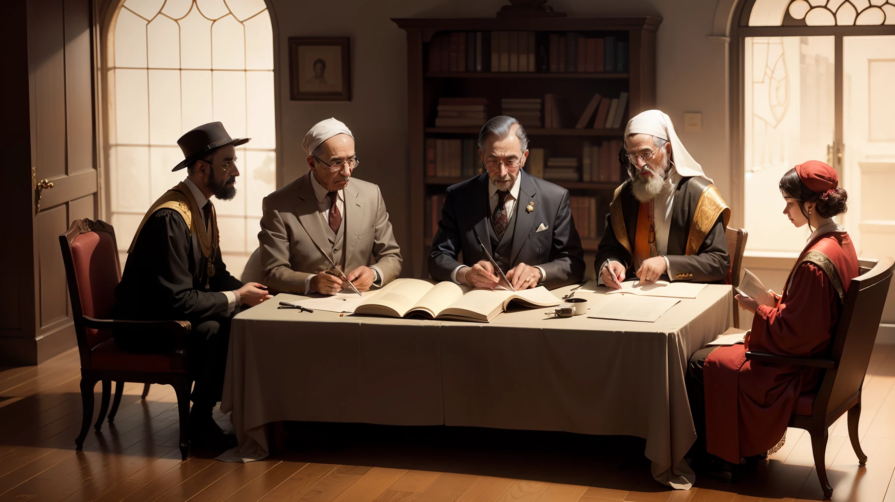 The Jews of that time interpreted their scriptures.