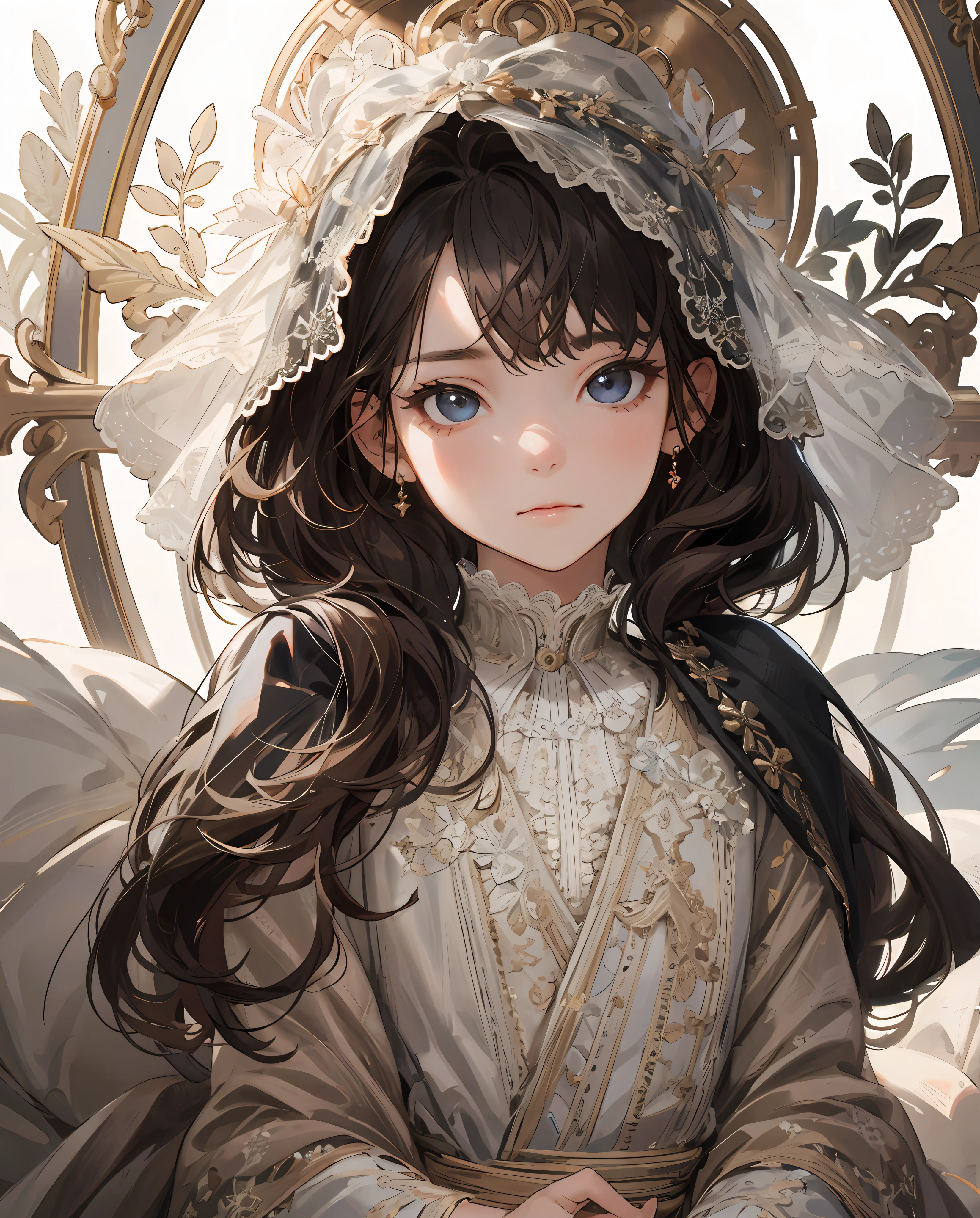 (extremely delicate and beautiful:1.2), 8k ,(masterpiece:1.0),(best_quality:1.0), 1girl, complex details, enlarged textures, complex details, finely detailed eyes and detailed face, intricate details, (closed mouth), perfect eyes, equal eyes, perfect body, extremely detailed, (Child)