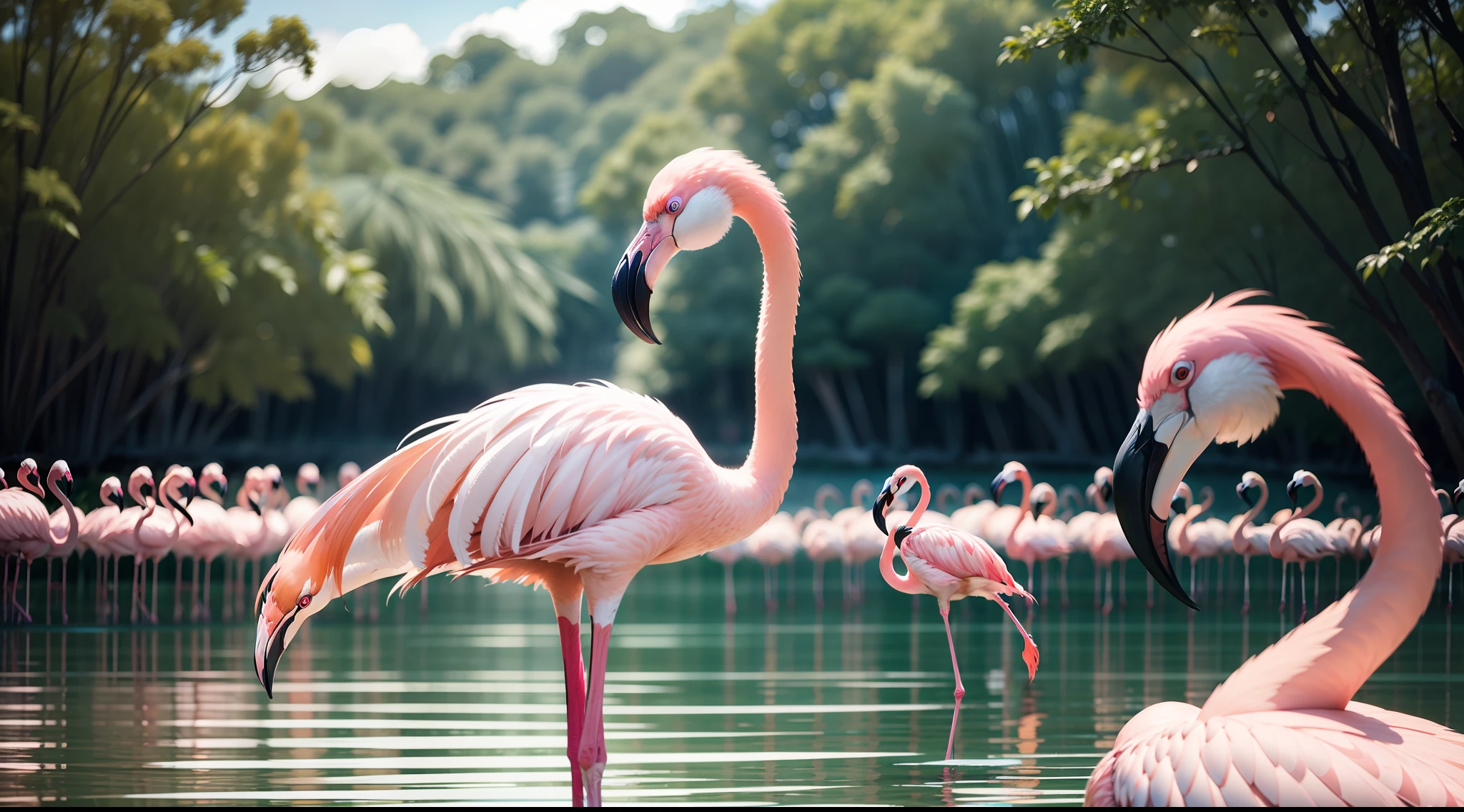 Flamingo photography --auto
