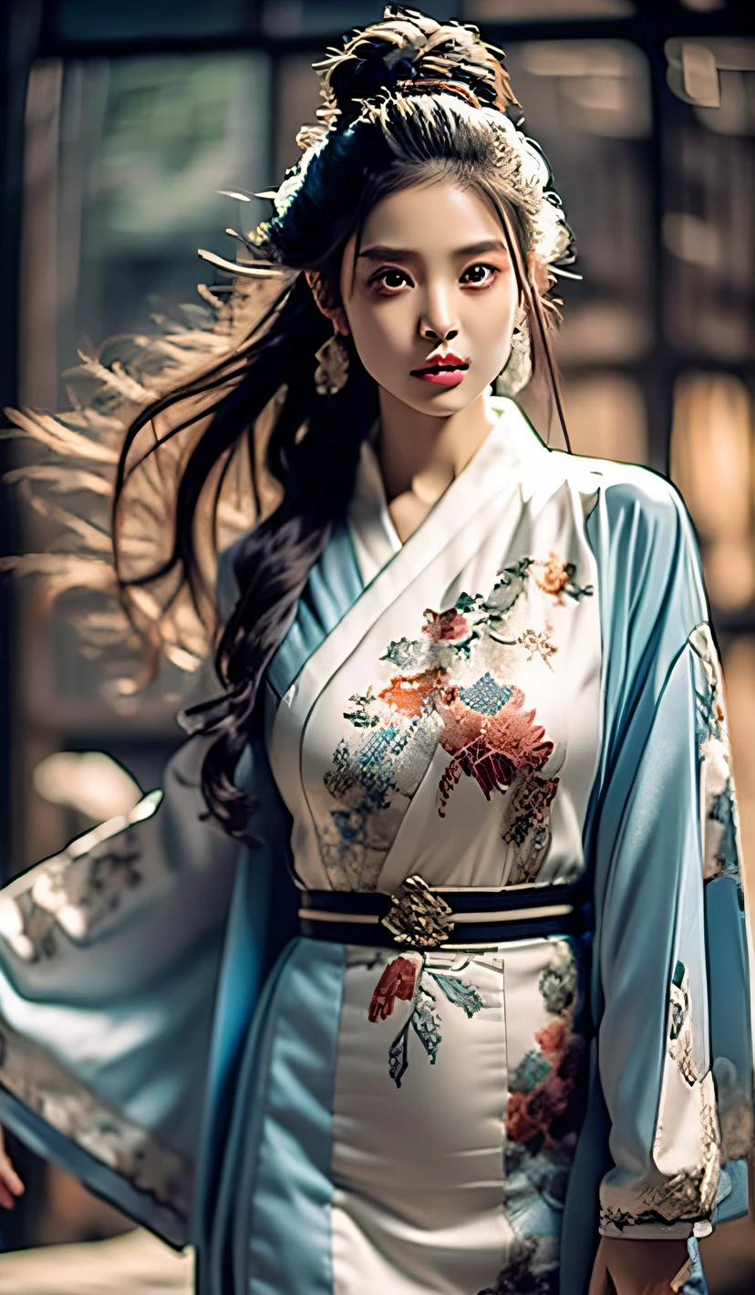 best quality, masterpiece, highres, wuxia 1girl, china dress, super Beautiful face, super beautiful eye, super beautiful hair