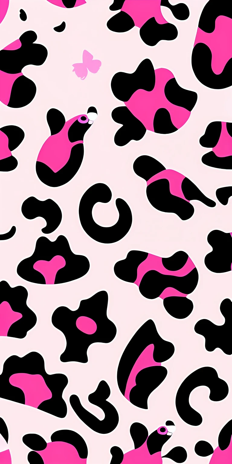 Close up of pink and black animal print pattern, blobs, Discovering, iphone wallpaper, blobs, pink and black, blobs, inspired by Peter Alexander Hay, Pink background, pink tigers, phone background, iPhone background, disguise, spot illustration, Wallpaper phone, Seamless pattern design, Colored spots, Pattern, Pop art motifs, wallpaper pattern