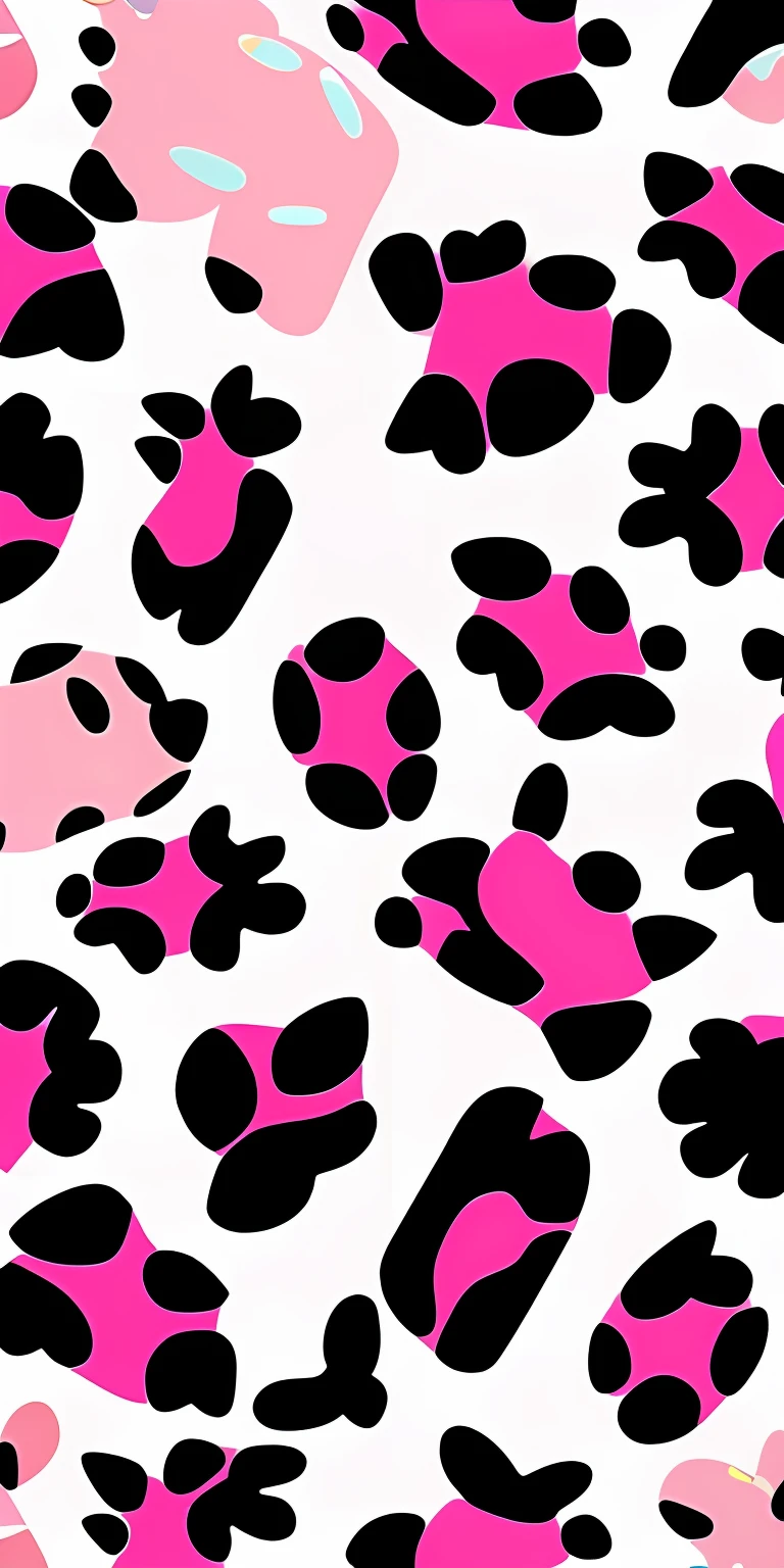 Close up of pink and black animal print pattern, blobs, Discovering, iphone wallpaper, blobs, pink and black, blobs, inspired by Peter Alexander Hay, Pink background, pink tigers, phone background, iPhone background, disguise, spot illustration, Wallpaper phone, Seamless pattern design, Colored spots, Pattern, Pop art motifs, wallpaper pattern