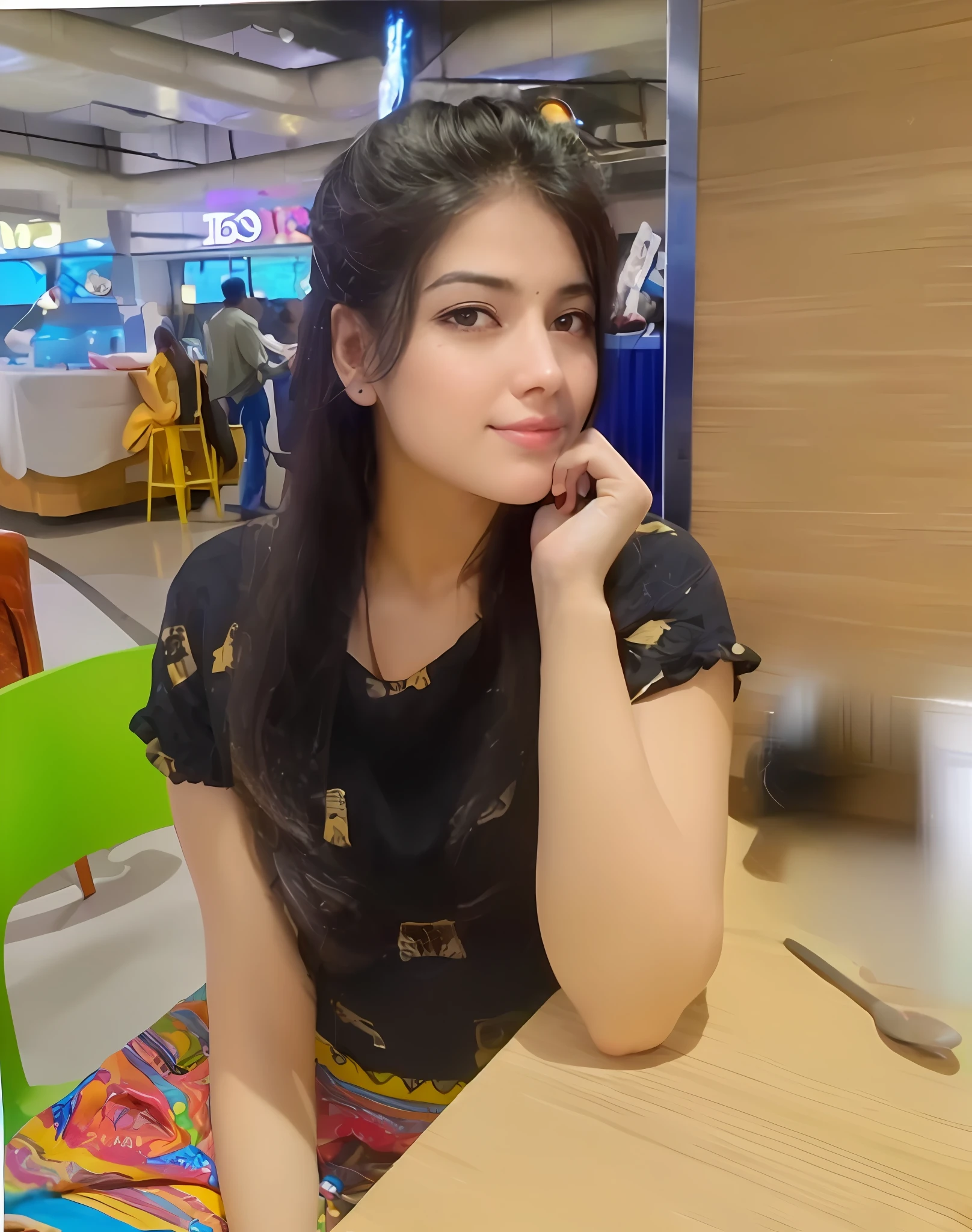 (RAW photo, best quality), (realistic, photo-realistic:1.3),best quality,highly detailed,masterpiece,ultra-detailed,illustration,1girl,upper_body,dynamic angle,world masterpiece theater,messy_long_hair,best quality,extremely detailed CG unity 8k wallpaper,ink,Amazing,cinematic lighting,lens_flare,,dunhuang_style