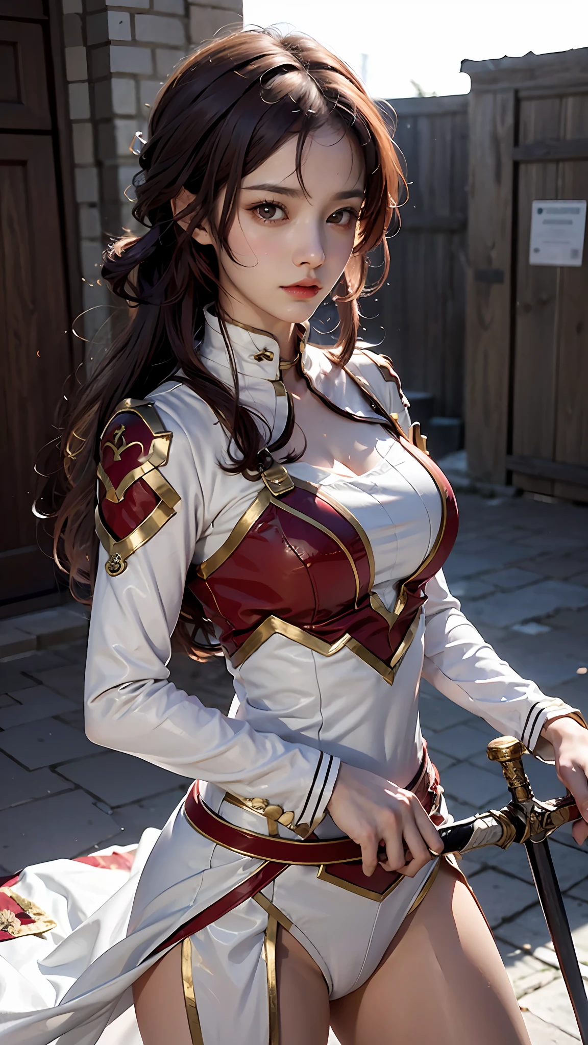 Beutiful women,On the battlefield,Female general,period costume,Armor,Fight with guns in hand,Chinese big breasts,Tomorrow morning,The sword,sword art online, Sword dance,gossamer,a sultry
