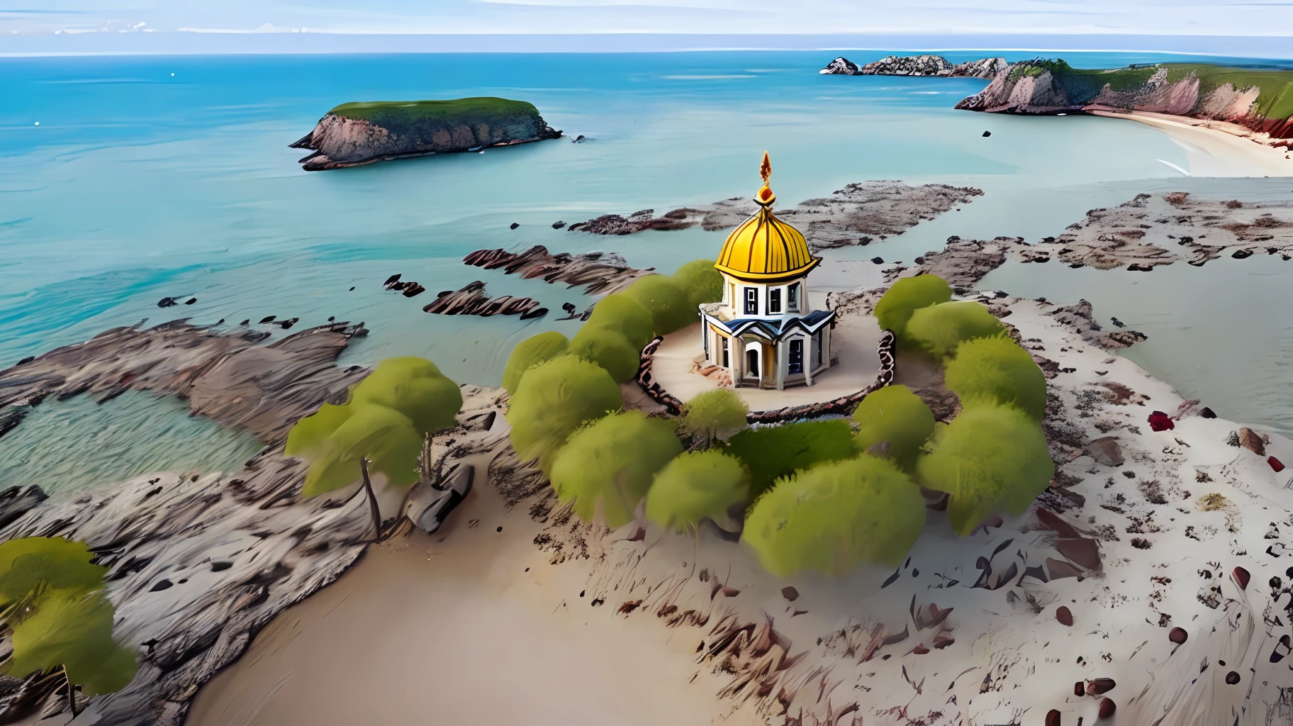 On a remote island, There is a mysterious temple --auto