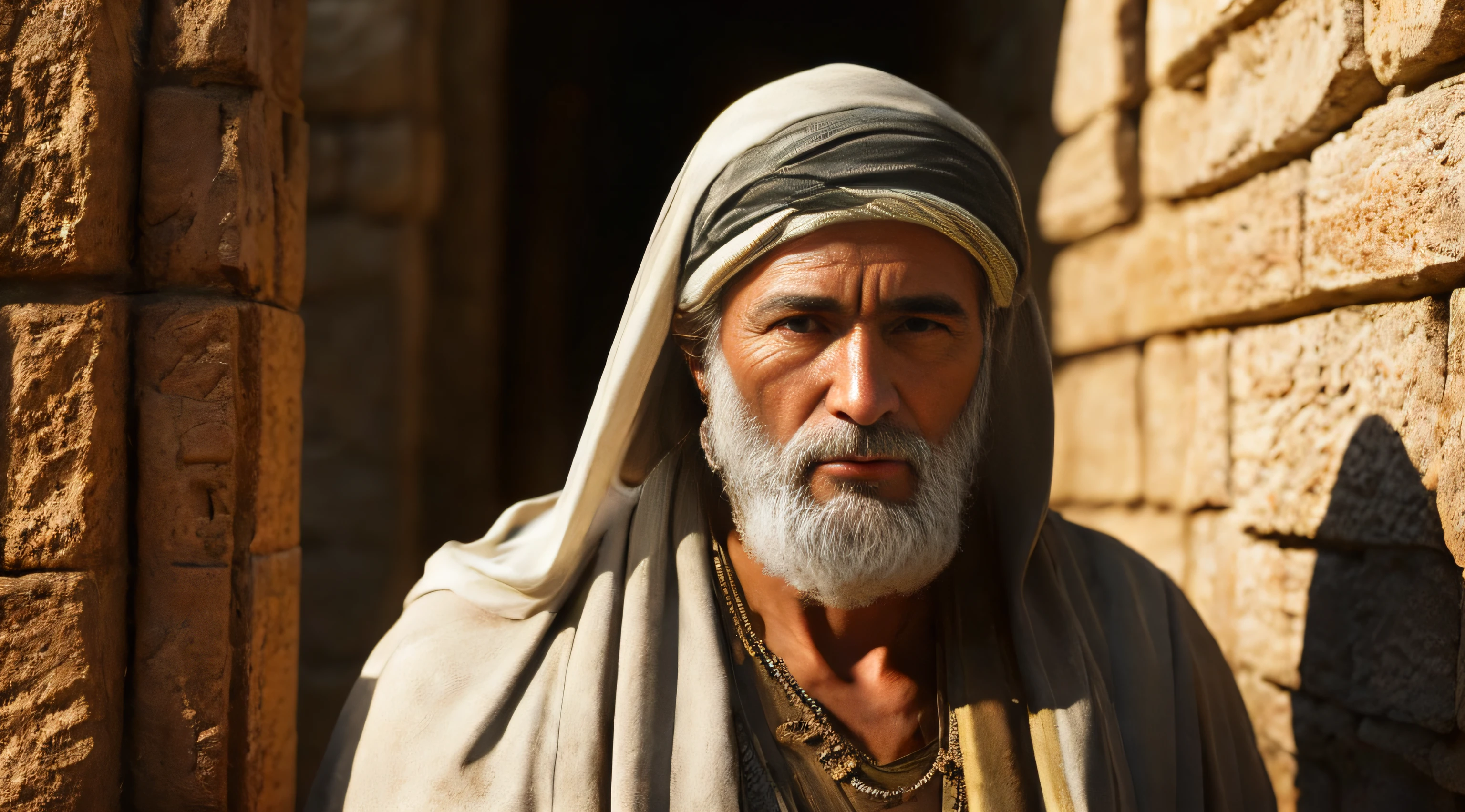 Ancient Israel、Biblical times、1st century、(((A man who takes care of the sick)))、(((Miraculous healing)))、8K、Raw photography、top-quality、masterpiece:1.5、ultra-lightweighthigh-resolution、Photorealsitic:1.5、ciinematic light、soft volumetric lighting:1.5、realisitic、Photorealsitic:1、Detailed skin、profetional lighting、a picture、foco nítido、detaileds、profetional lighting、photon maping、detailed and intricate environment、ighly detailed、top-quality、Artistic photography、photorrealistic concept art、soft natural volumetric cinematic perfect light、Midjourney、Detailed hand、