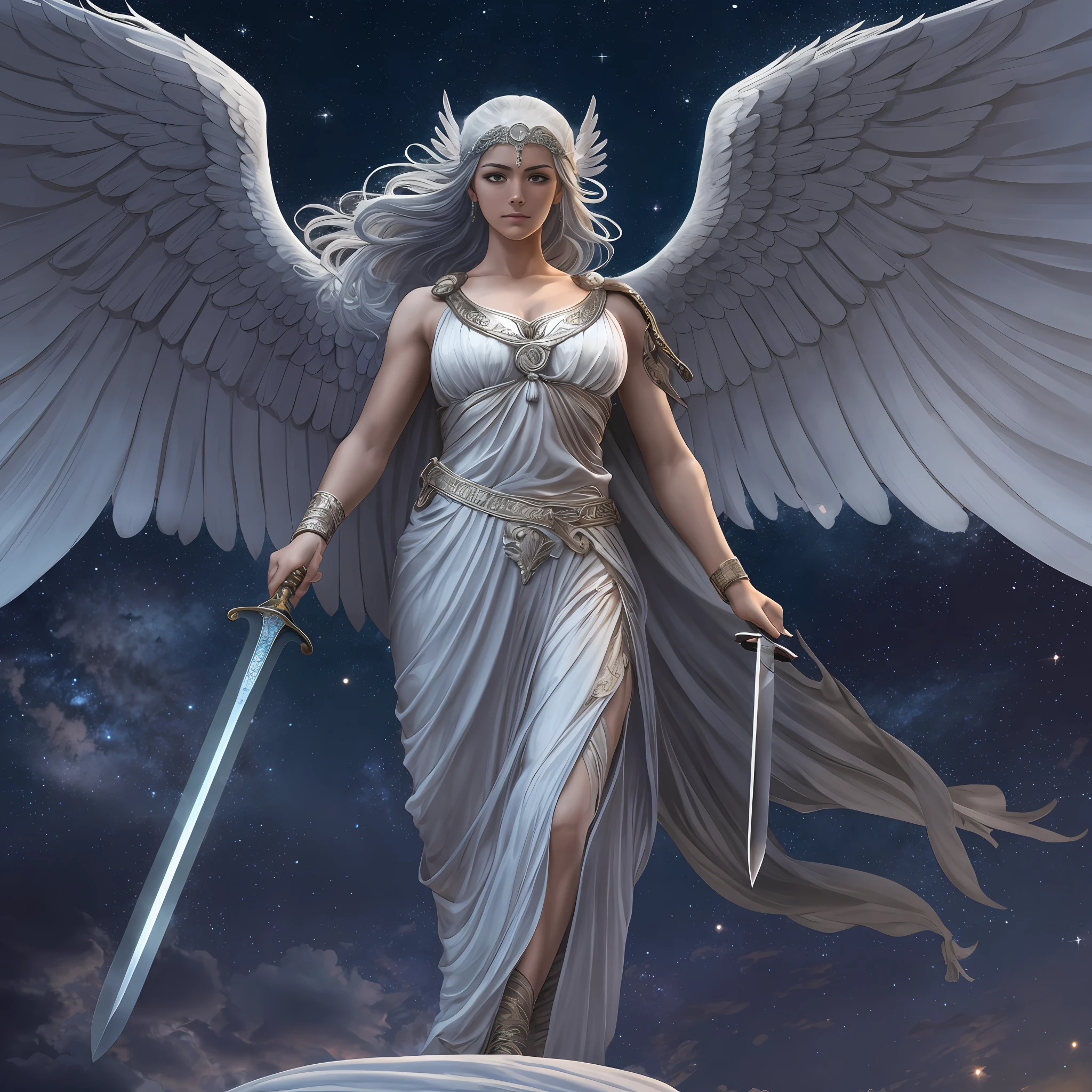 wingspan、nigh sky、In harmony with the background