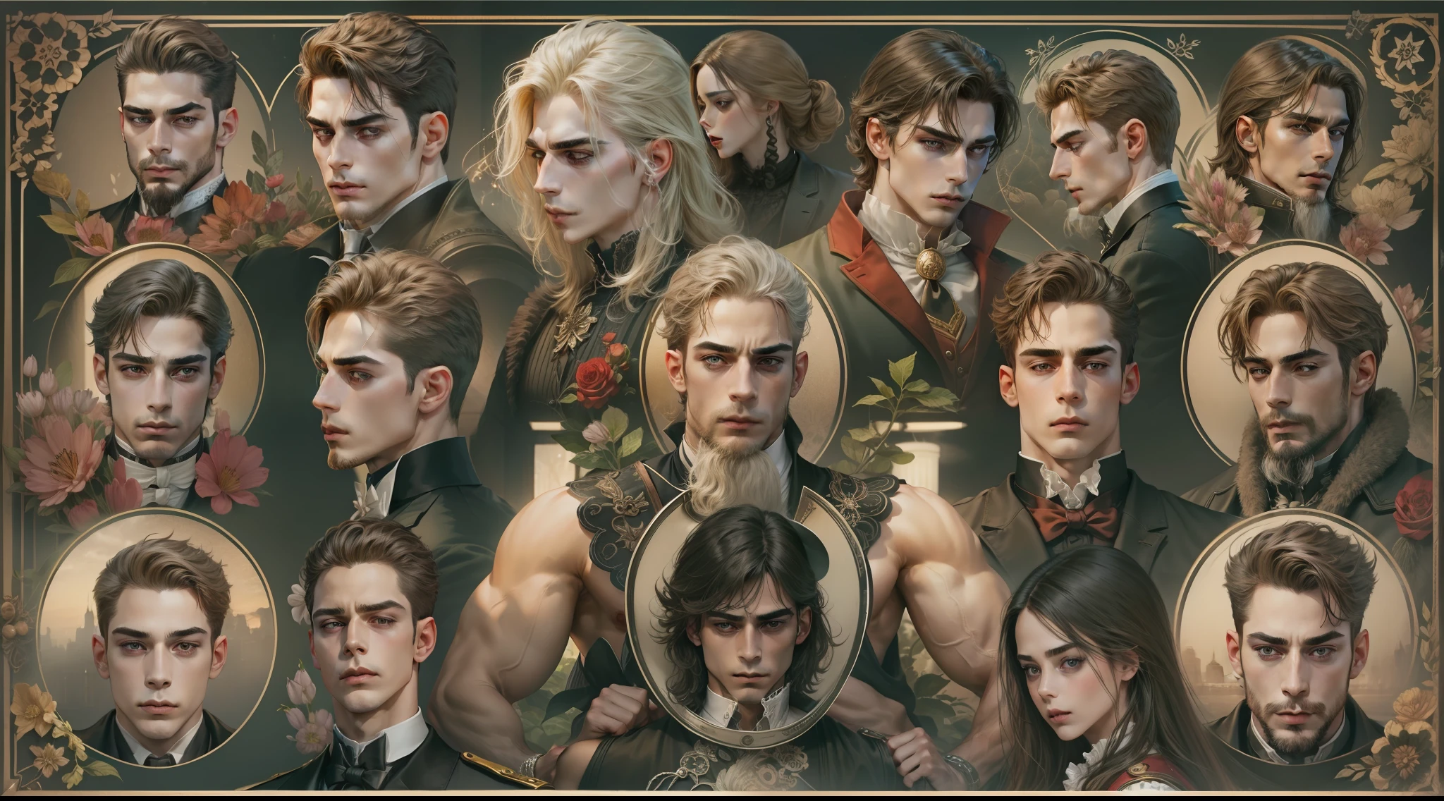 male people,Strong,victoriana