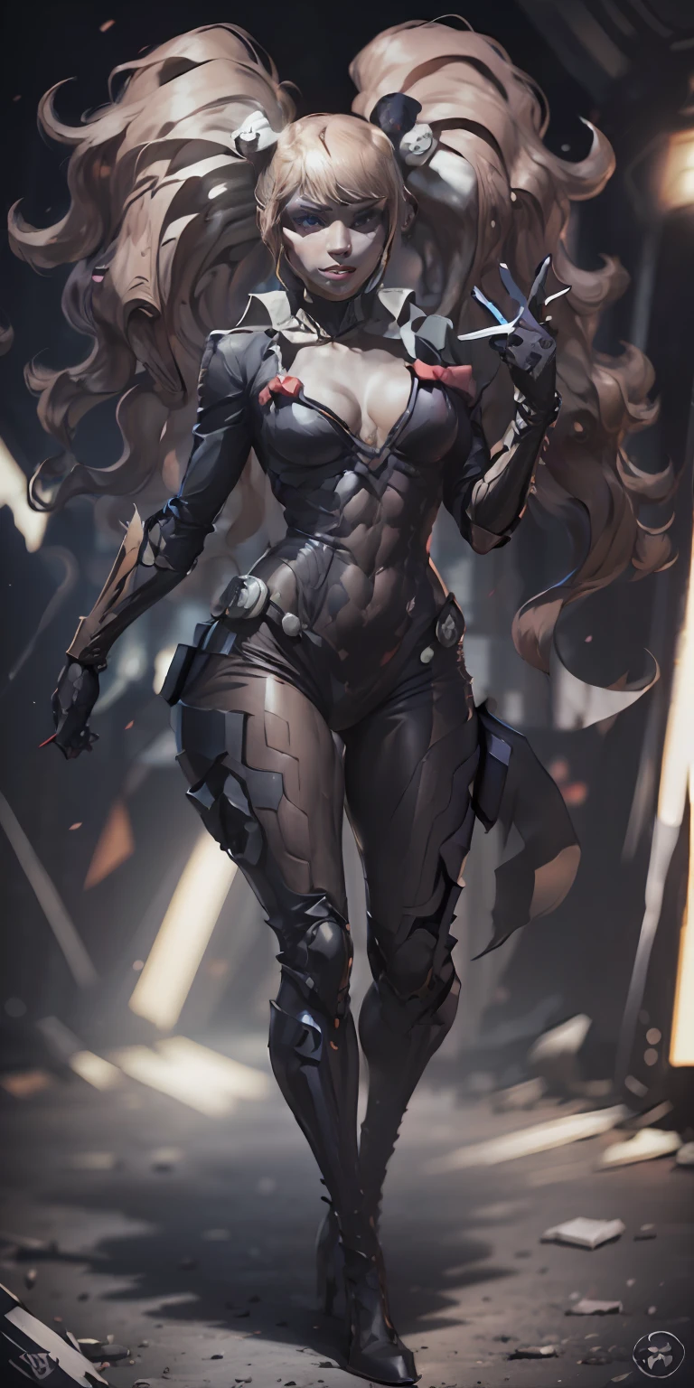 Catwoman from DC, big breasts, frontal, full-length, looking at the camera, facing the audience, standing pose, simple background, three-dimensional light, detailed full-body concept, sleek digital concept art, beautiful full-body concept art, art trend, CGsociety full-length,
