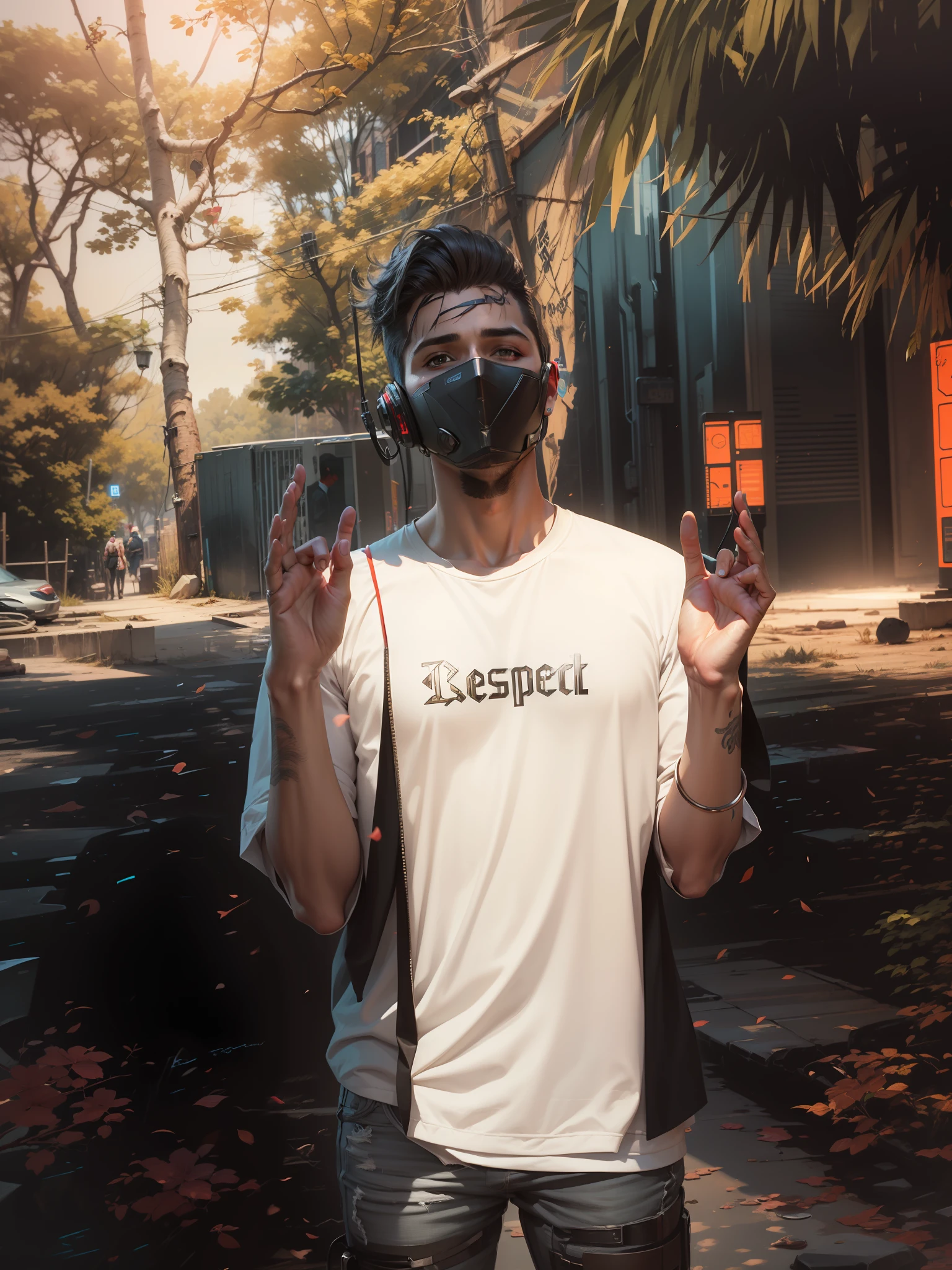 Change background cyberpunk handsome boy, realistic face, 8k, ultra realistic,